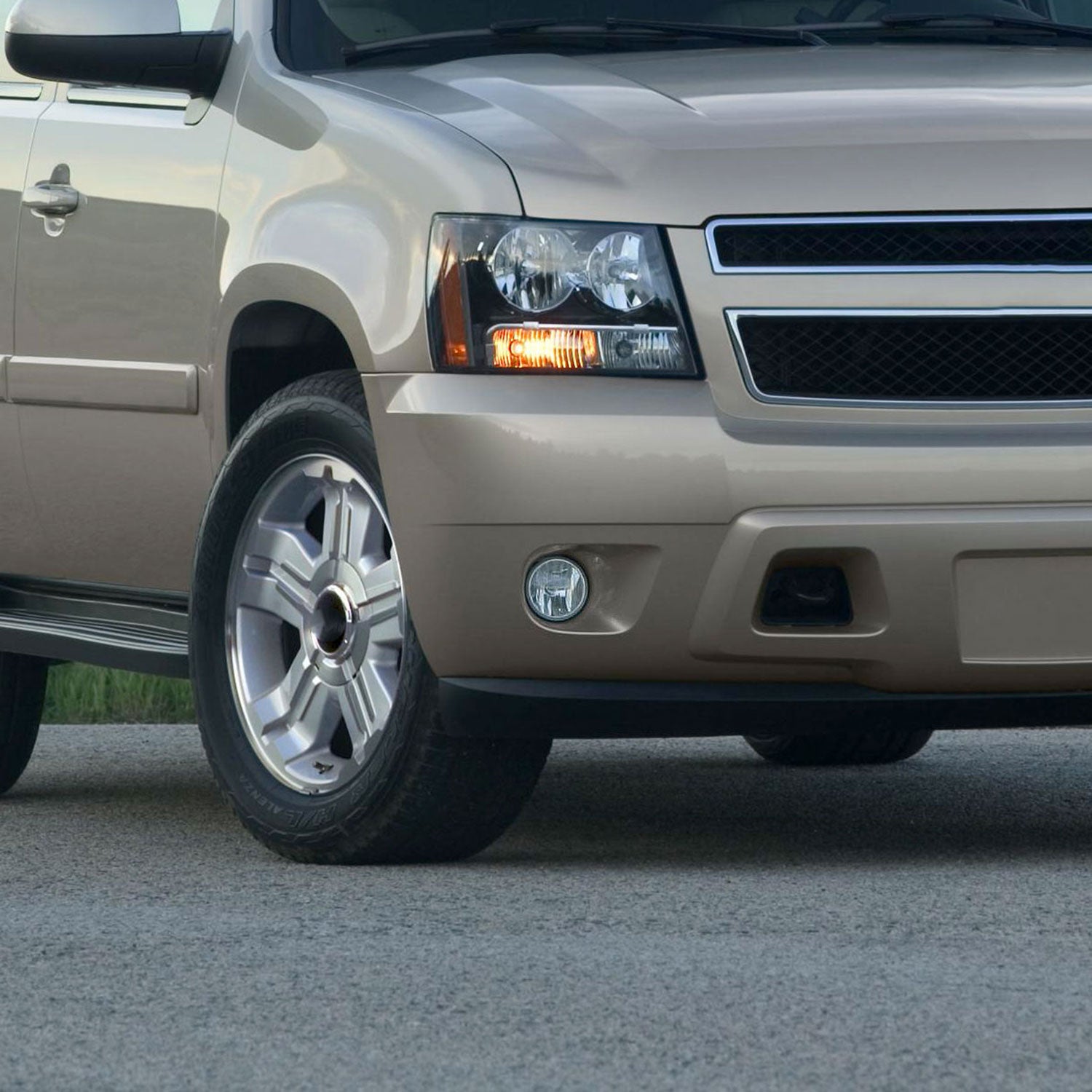 2007-2014 GMC Yukon/Yukon XL Chevy Suburban/Tahoe H16 Fog Lights Kit Chrome