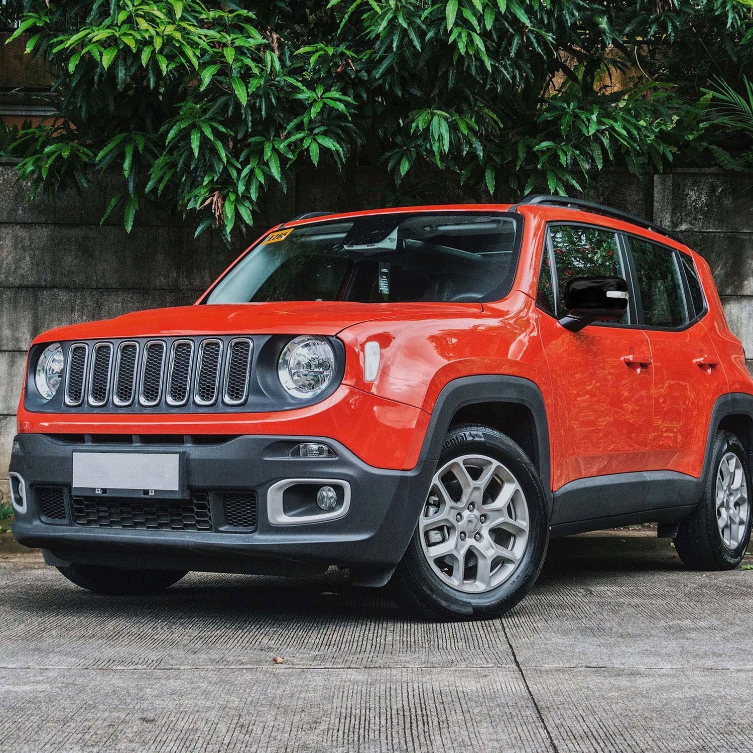 2015-2024 Jeep Renegade Mirror Cover Caps Gloss Black 2Pcs ABS Plastic