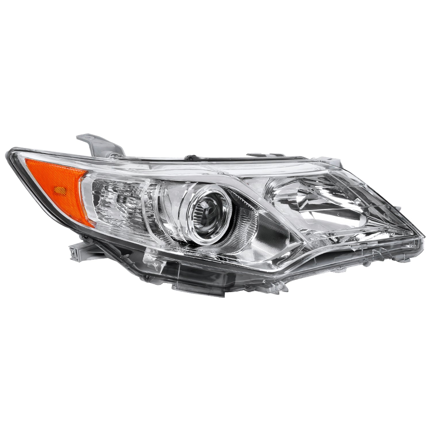 2012-2014 Toyota Camry Headlights Amber Reflectors Passenger Side Chrome