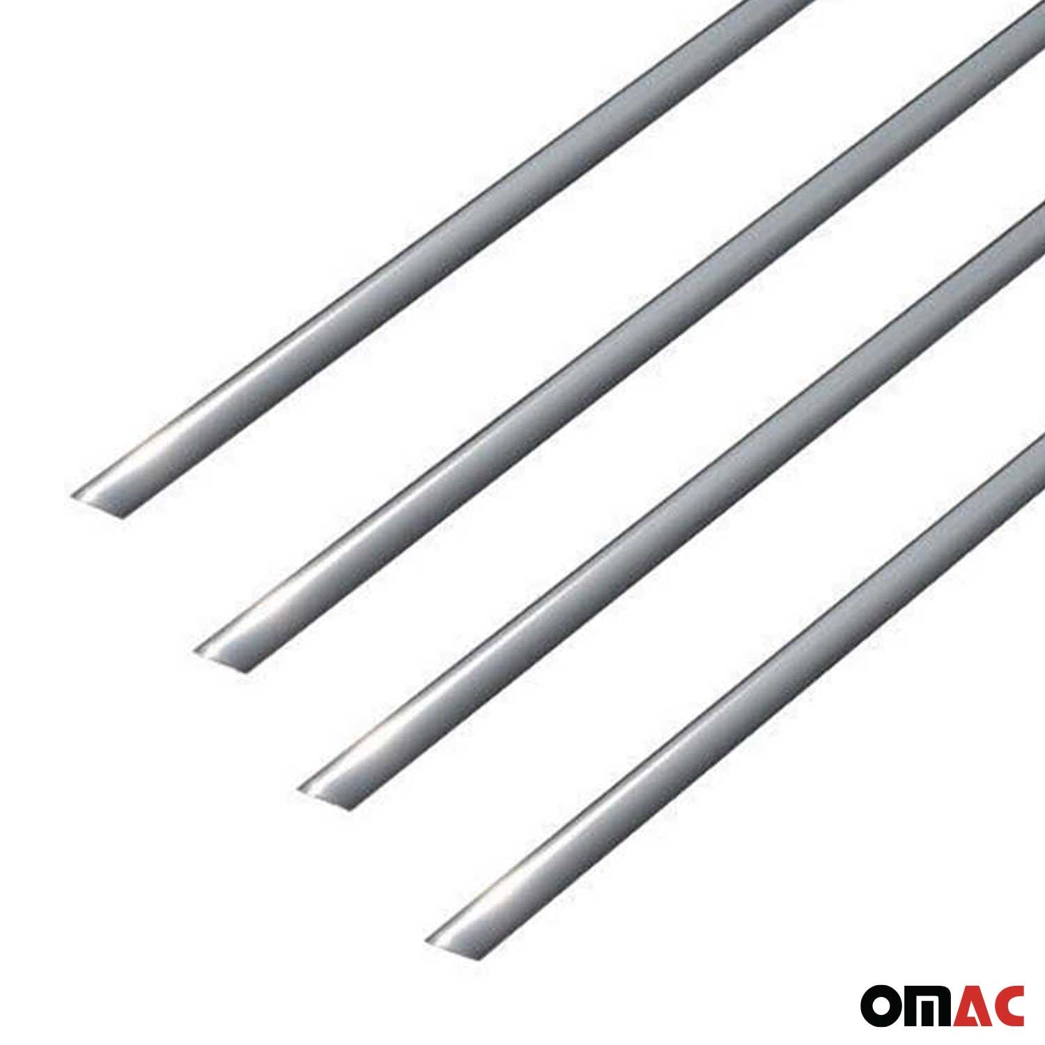 2011-2015 Chevrolet Aveo Sedan Window Molding Trim Streamer Stainless Steel Silver 4x