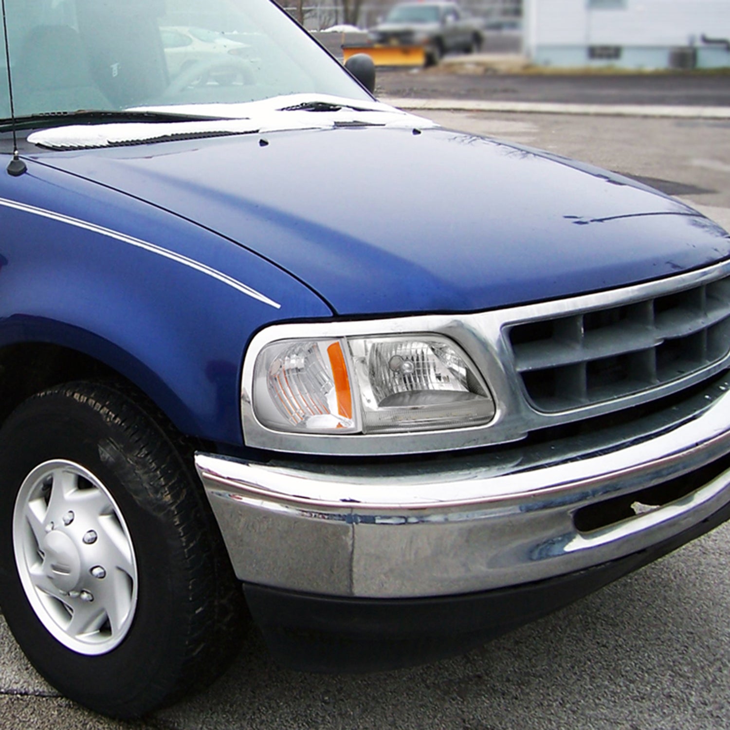 1997-2004 Ford F-150/Expedition Corner Lights Chrome Housing/Clear Lens