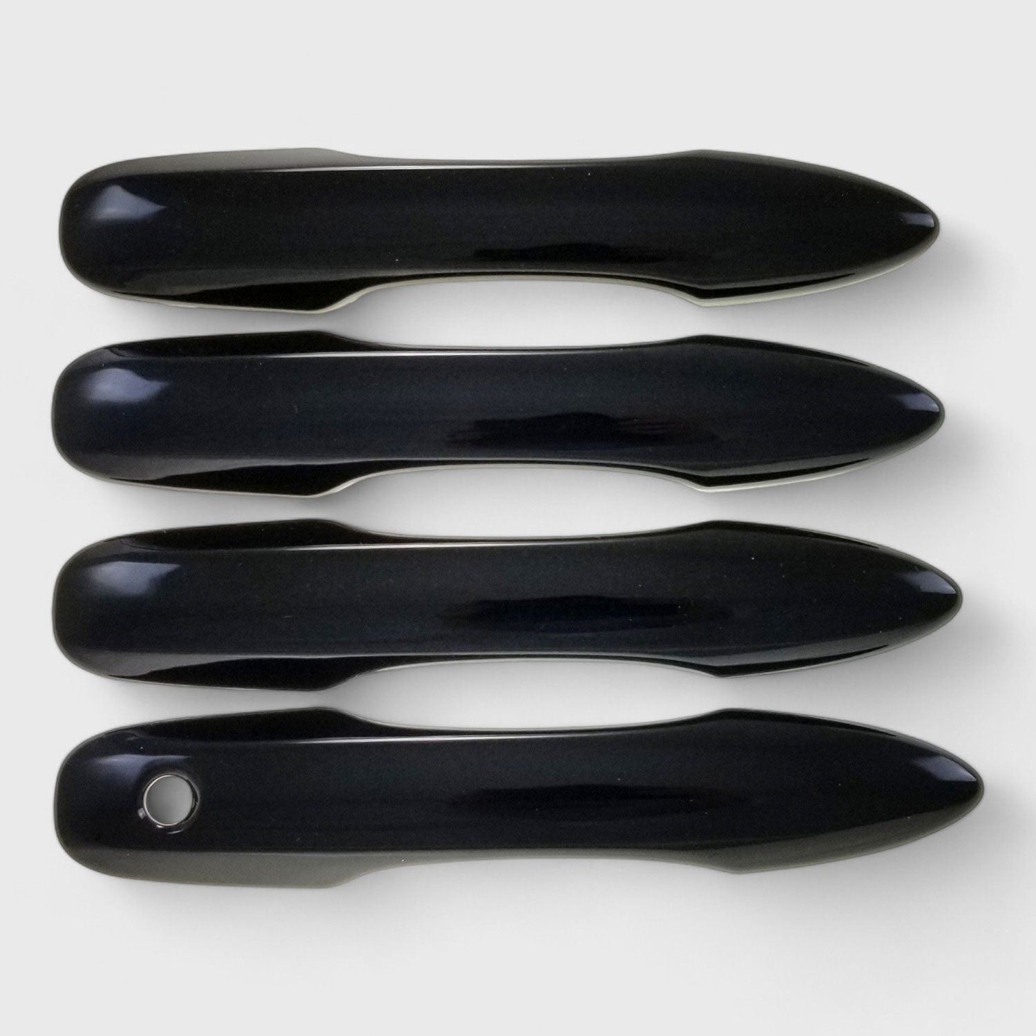 2021-2024 Toyota Venza Door Handle Cover Gloss Black 4Pcs ABS Plastic