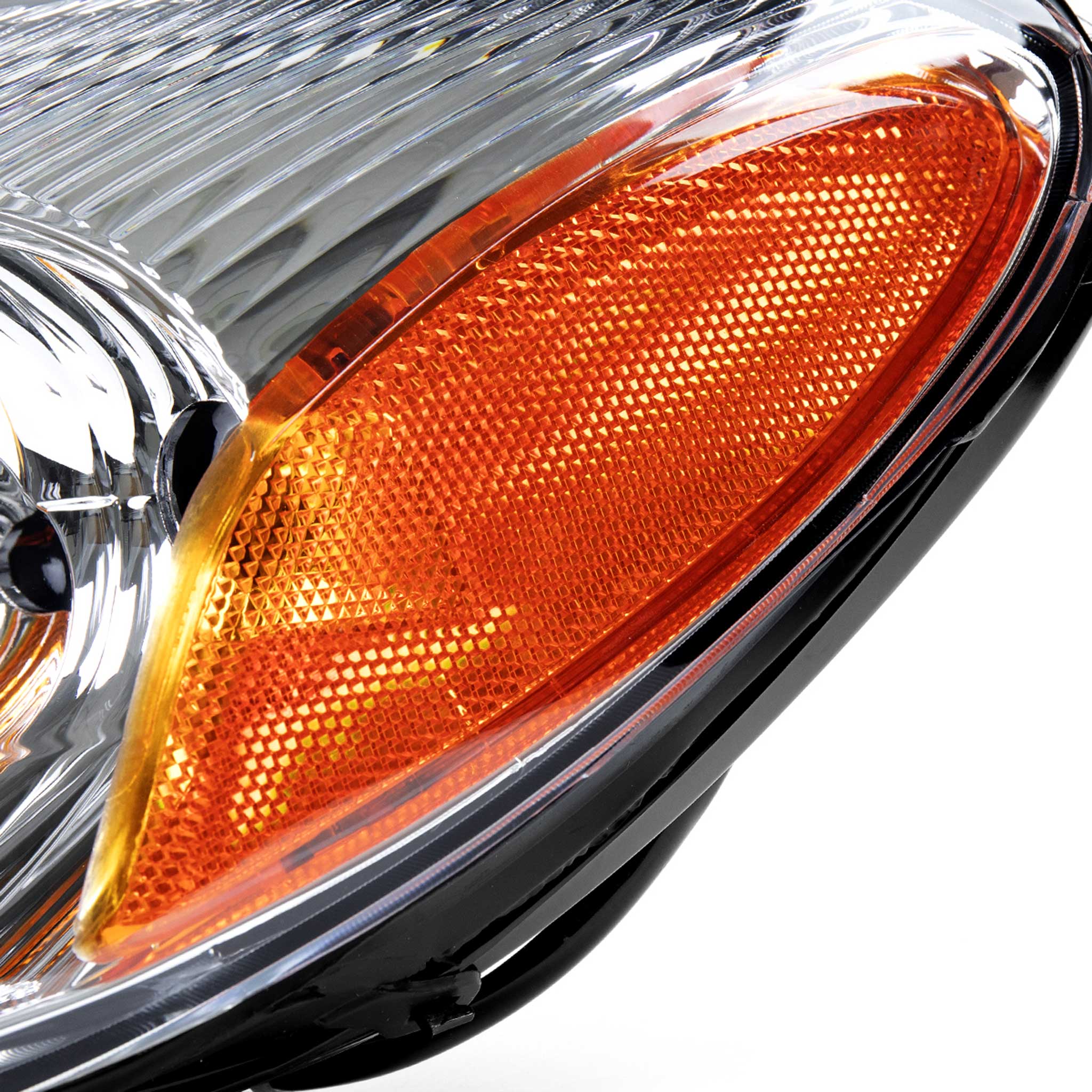 For Ford Tarus 2000-2007 Factory Style Headlights (Chrome Housing / Clear Lens)