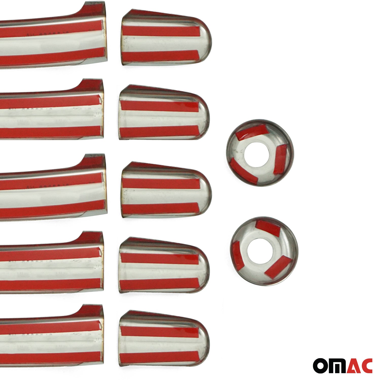 2015-2025 Ford Transit 150 Car Door Handle Cover Protector Stainless Steel 12 Pcs