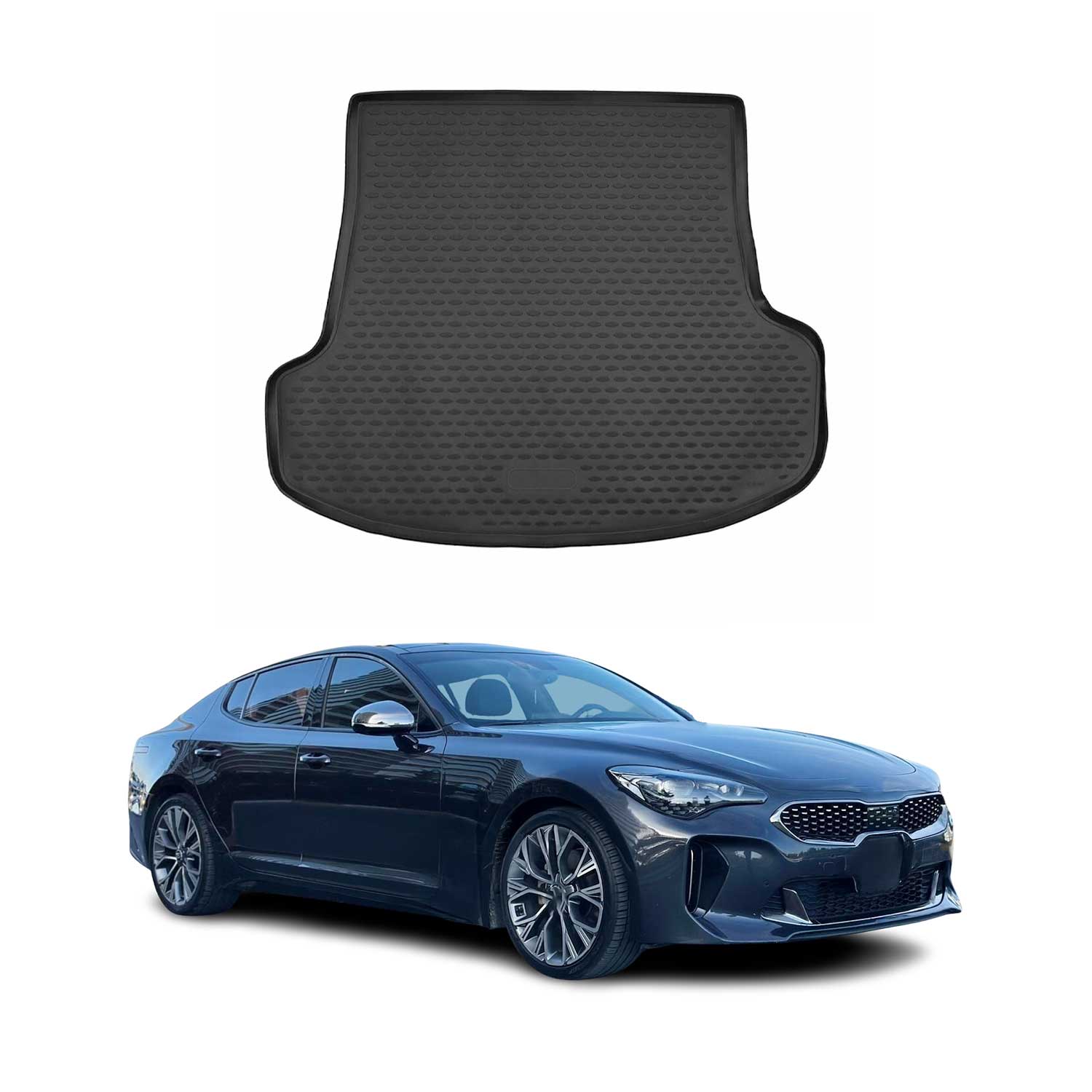 2018-2023 Kia Stinger Cargo Liner Trunk Mat All Weather Black
