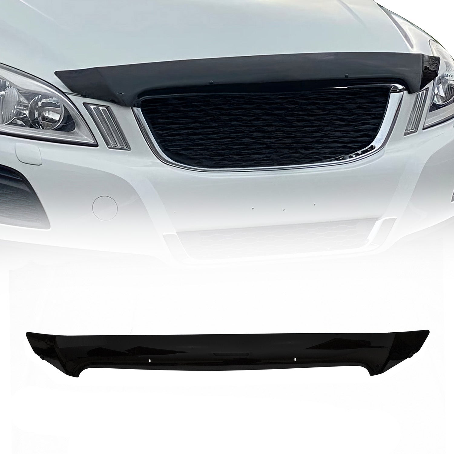 2010-2013 Volvo I XC60 Pre-FL Front Bug Shield Hood Deflector 1 Pc Smoke