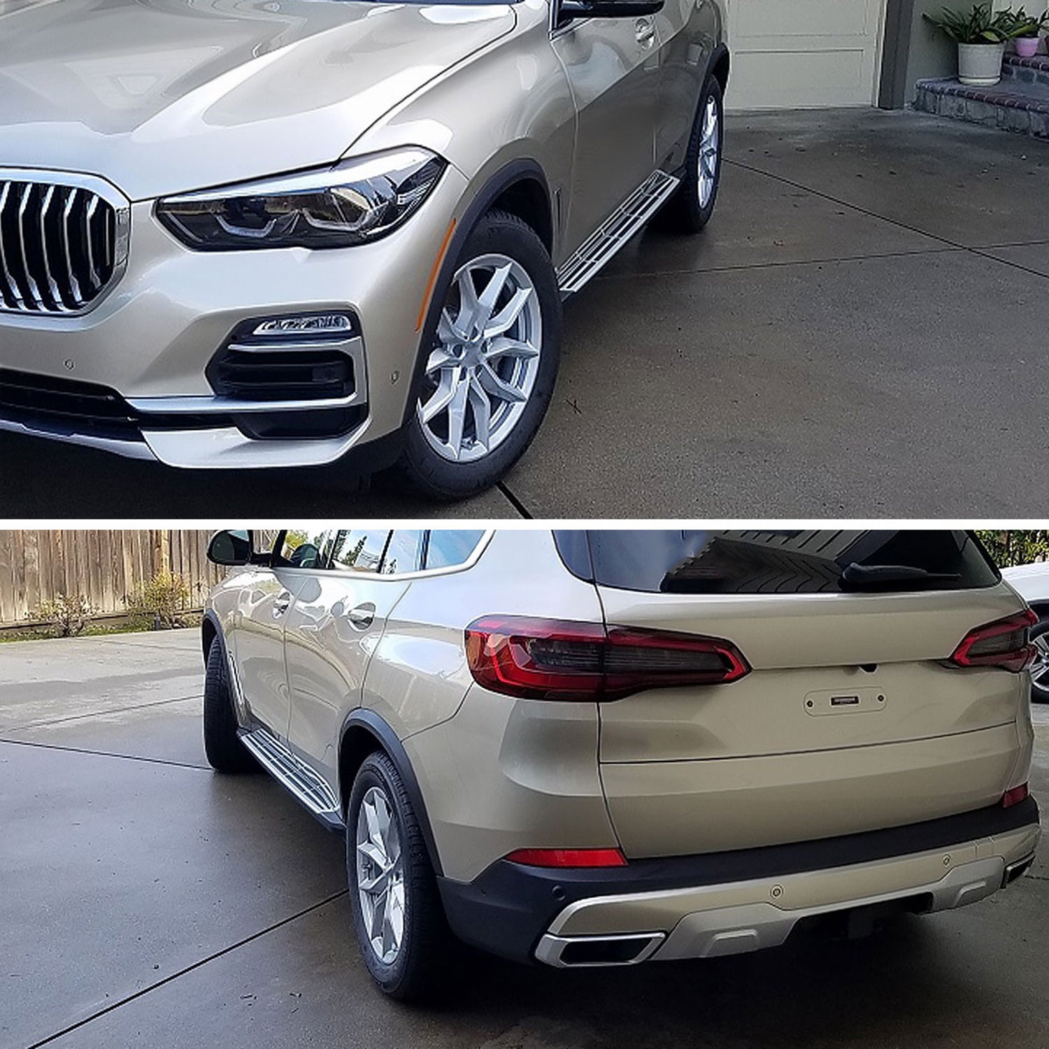 2019-2020 BMW G05 X5 Aluminum Side Step Nerf Bars Running Boards