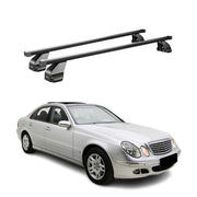 2004-2009 Mercedes E Class W211 Sedan Roof Rack Cross Bars Black