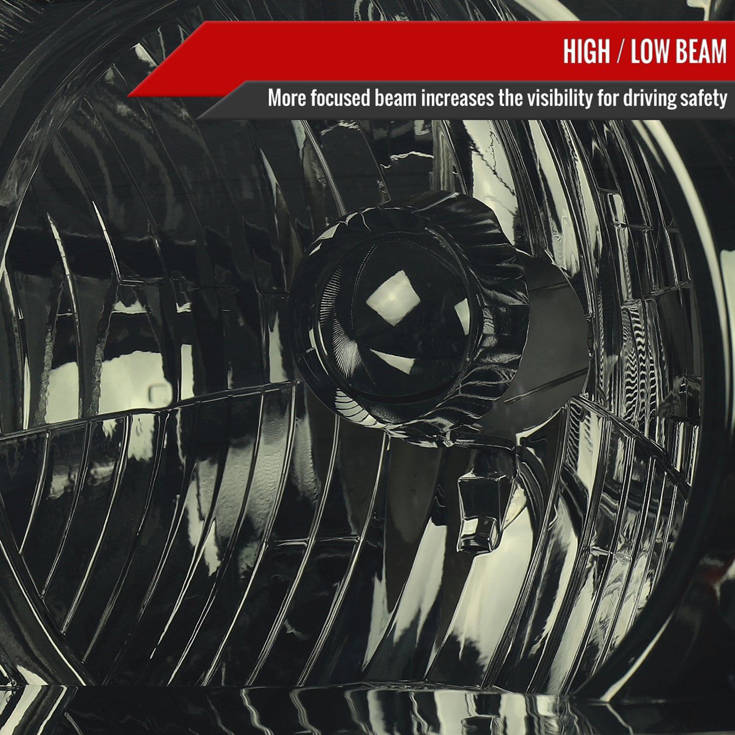 2003-2005 Honda Pilot Factory Style Headlight Chrome Housing/Smoke Lens