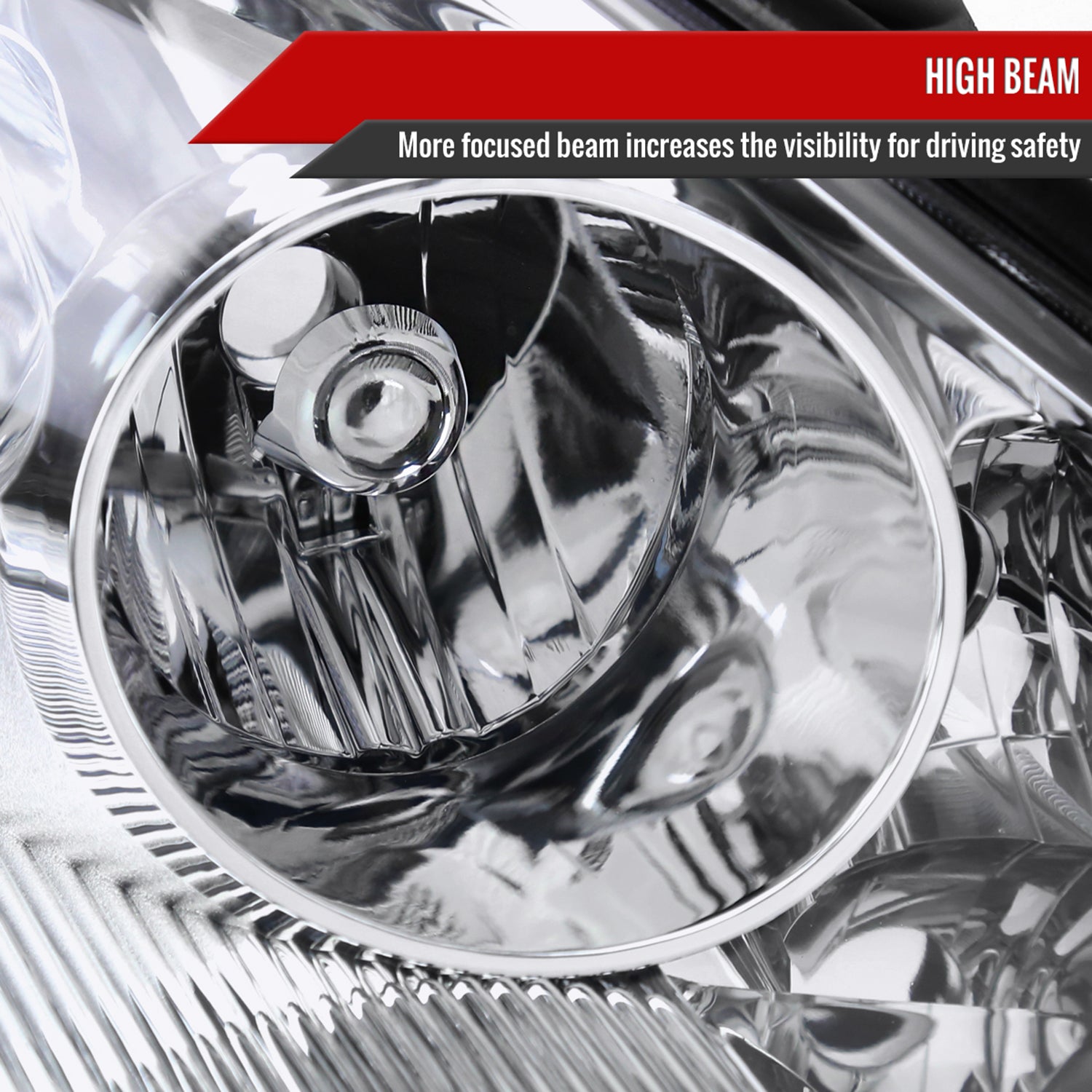 2006-2010 Toyota Sienna Factory Passenger/Right Headlight Amber Reflector