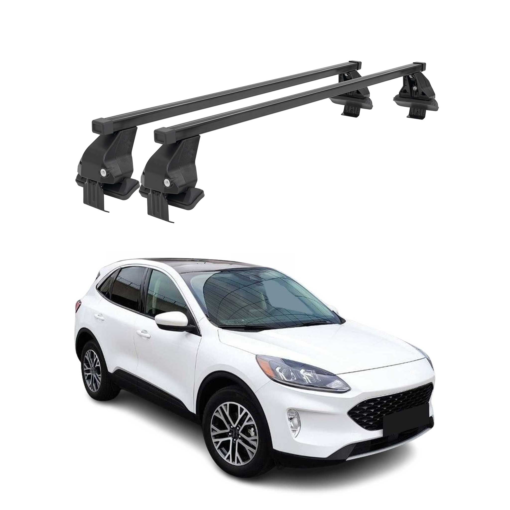 2020-2025 Ford Escape Roof Rack Cross Bars Black
