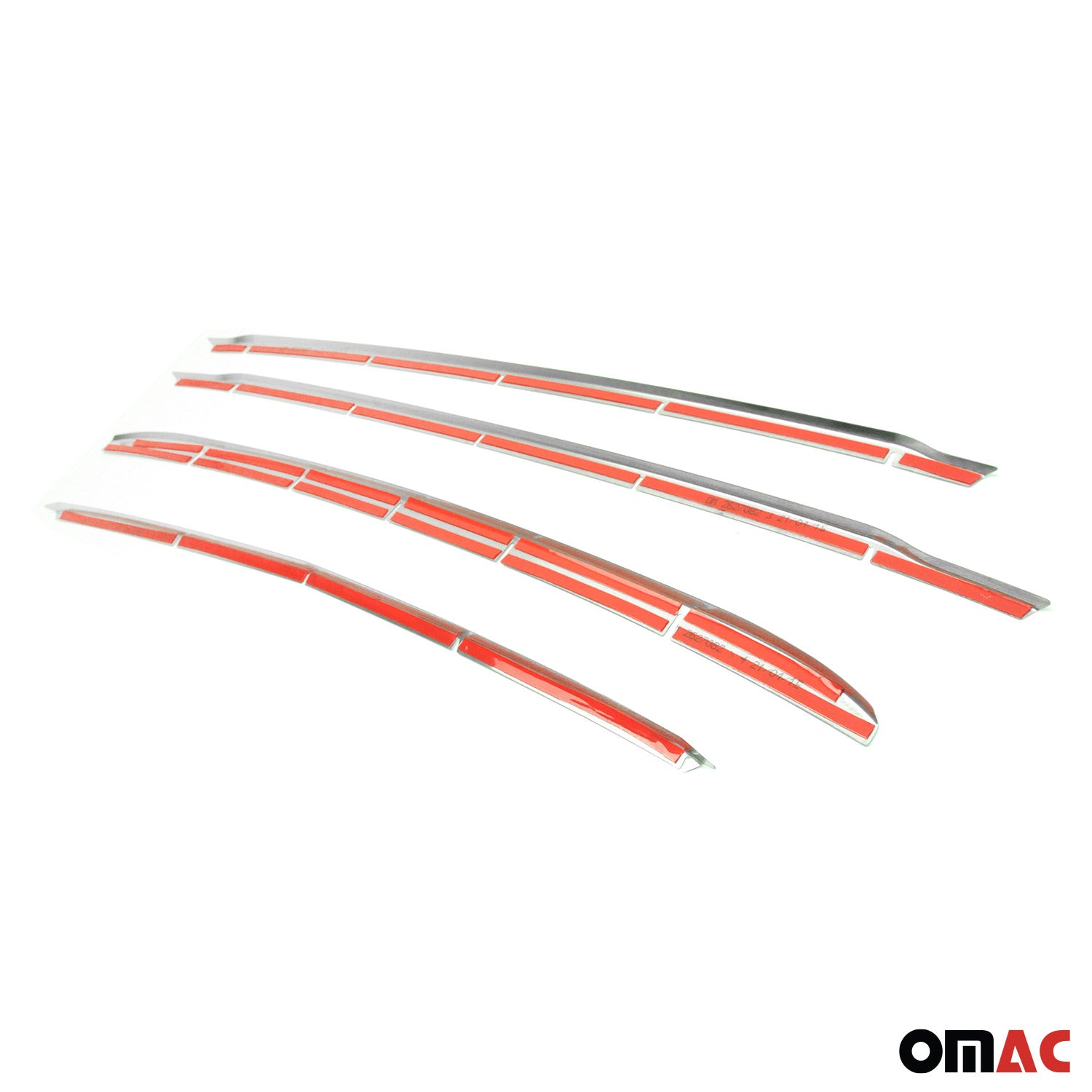 2014-2019 Ford Transit Connect Front Bumper Trim Molding Stainless Steel Silver 4 Pcs