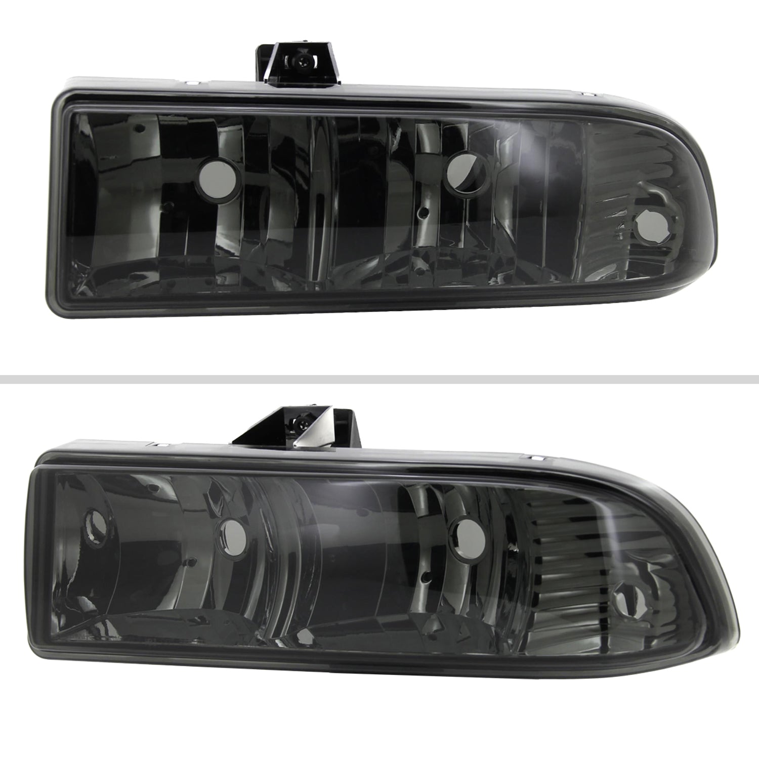 1998-2004 Chevy S10/Blazer Factory Style Headlights Chrome/Smoke Lens