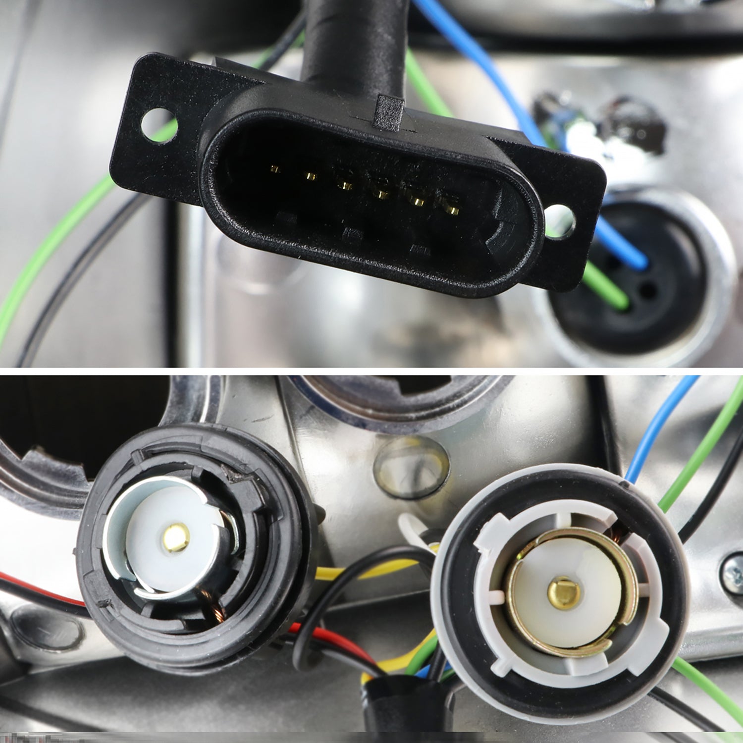 1998-2005 Mercedes Benz W163 M Class LED Tail Lights Chrome/Red Smoke Lens