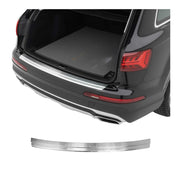 2017-2024 Audi Q7 4M Rear Bumper Guard Stainless Steel Brushed