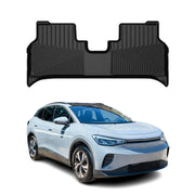 2021-2024 VW ID.4 Premium Floor Mats Liners Second Row Rear Black