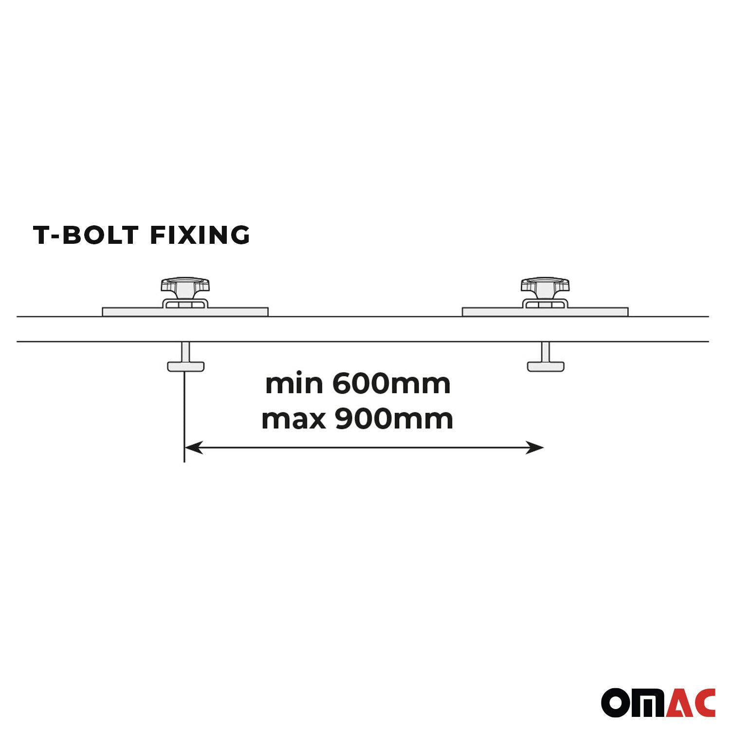 Menabo T-Nut Adapter Kit for Roof Box Mania 320 Marathon Mount 12Pcs