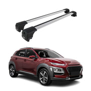 2018-2023 Hyundai Kona Roof Rack Cross Bars Silver