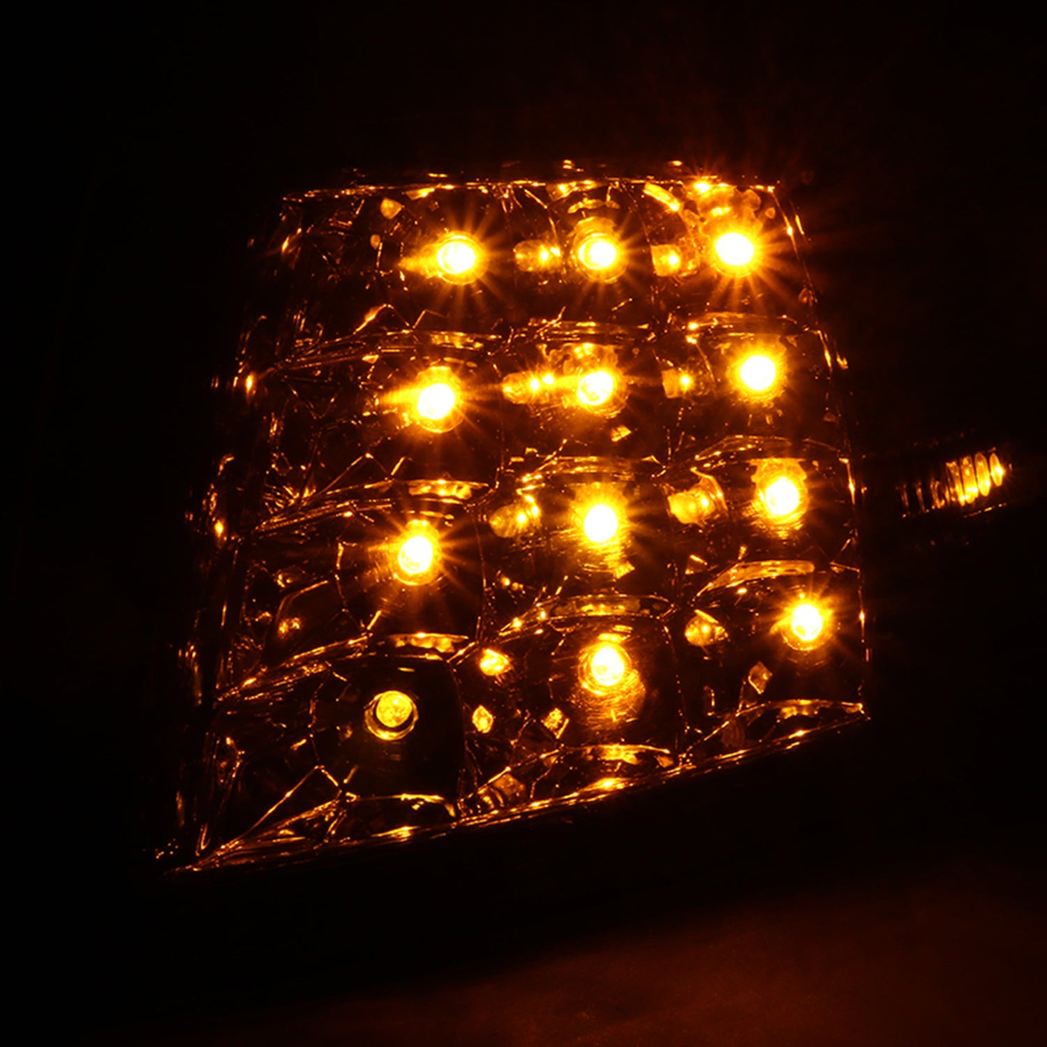 1992-1995 Honda Civic 2/3DR LED Corner Lights Chrome Housing/Amber Lens