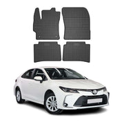 2019-2025 Toyota Corolla Floor Mats Liners Full Set All Weather Rubber Black