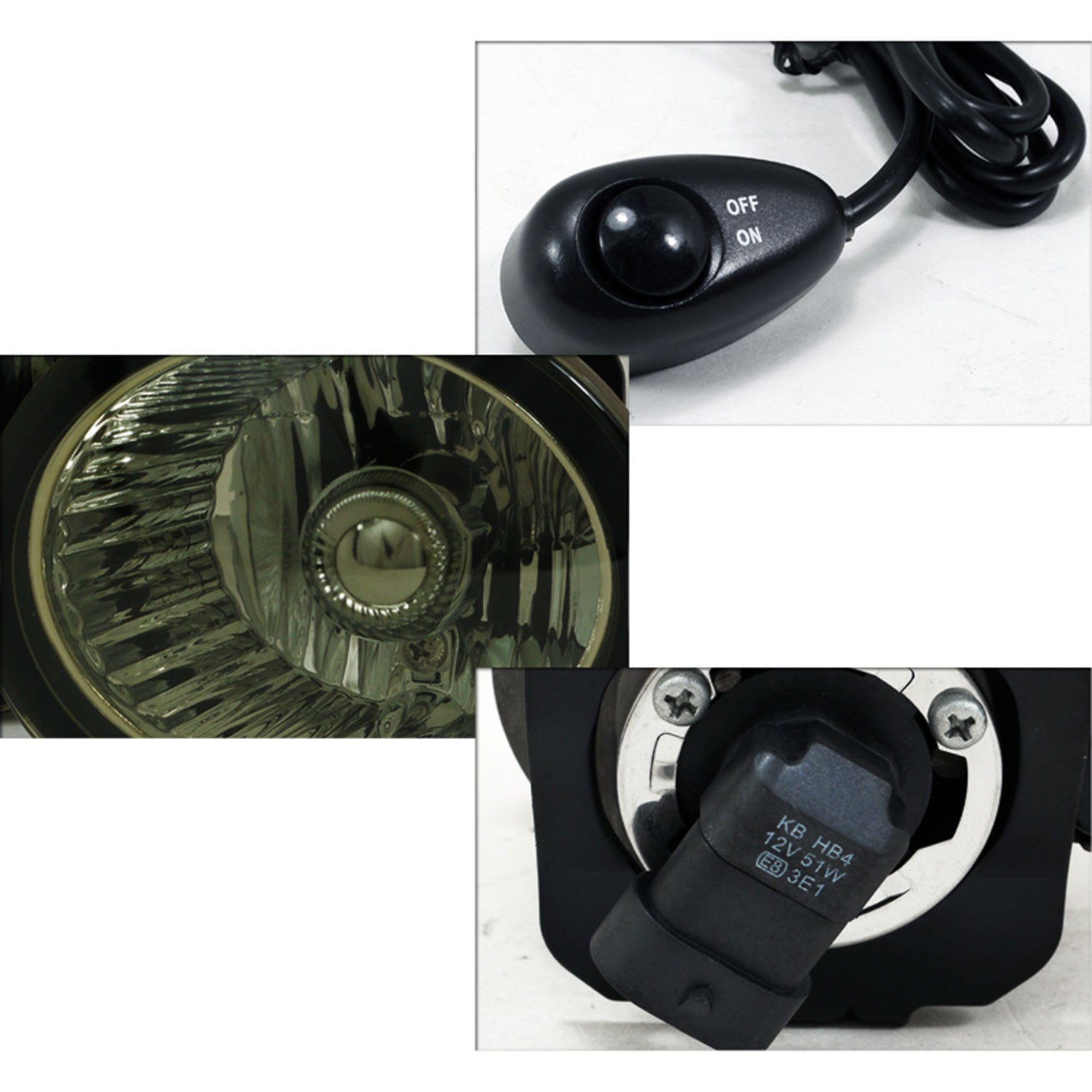 2002-2006 Nissan Altima/Murano Infiniti FX35/FX45 9006 Fog Lights Kit Smoke