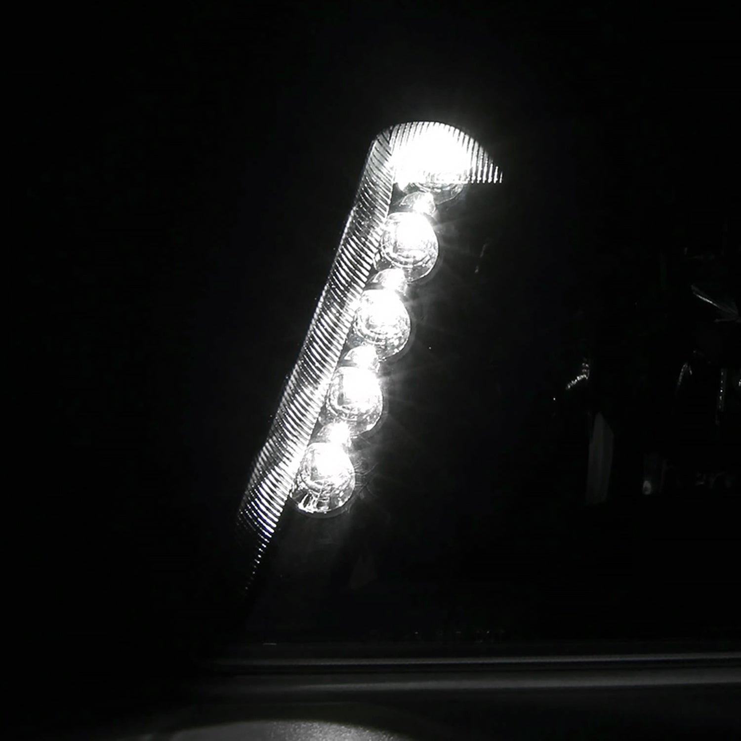 1998-2000 Ford Ranger Factory Style Headlights Matte Black/Clear Lens