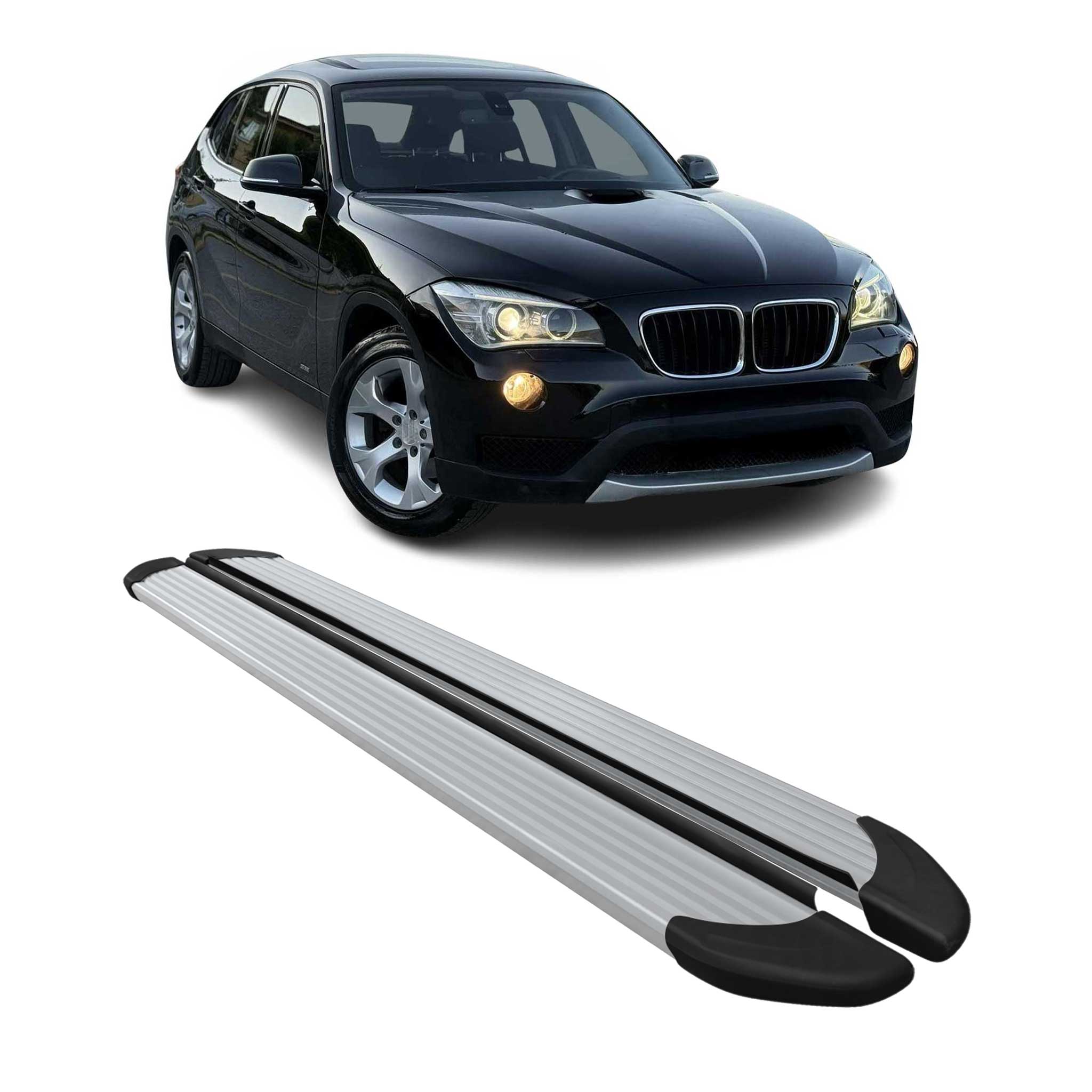 2010-2015 BMW X1 E84 Running Boards Side Steps Silver