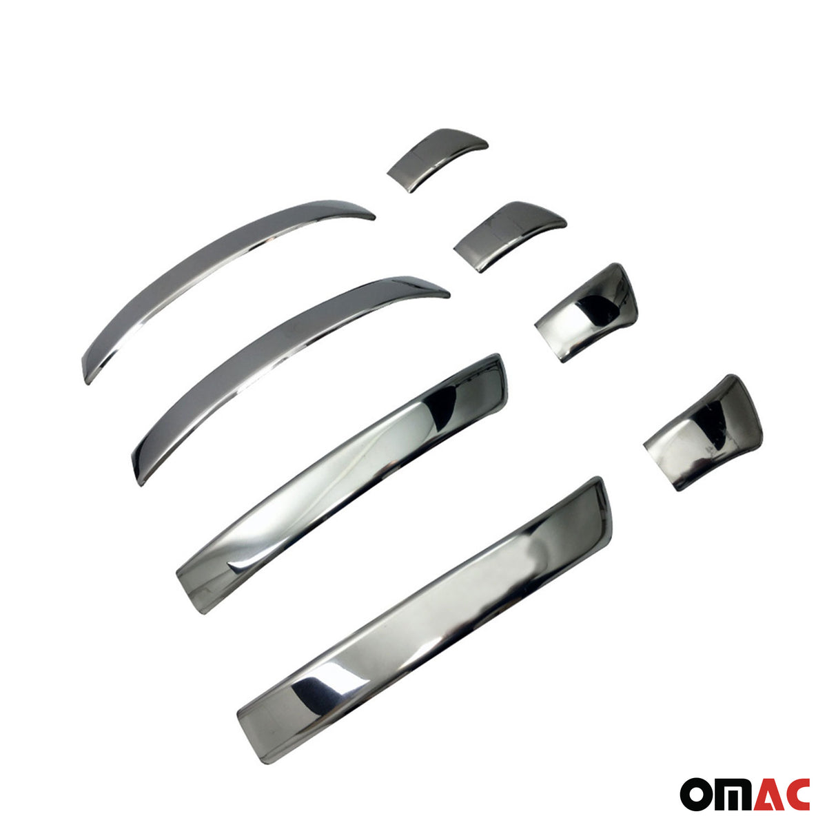 2011-2018 VW Touareg Car Door Handle Cover Protector Stainless Steel Chrome 8 Pcs