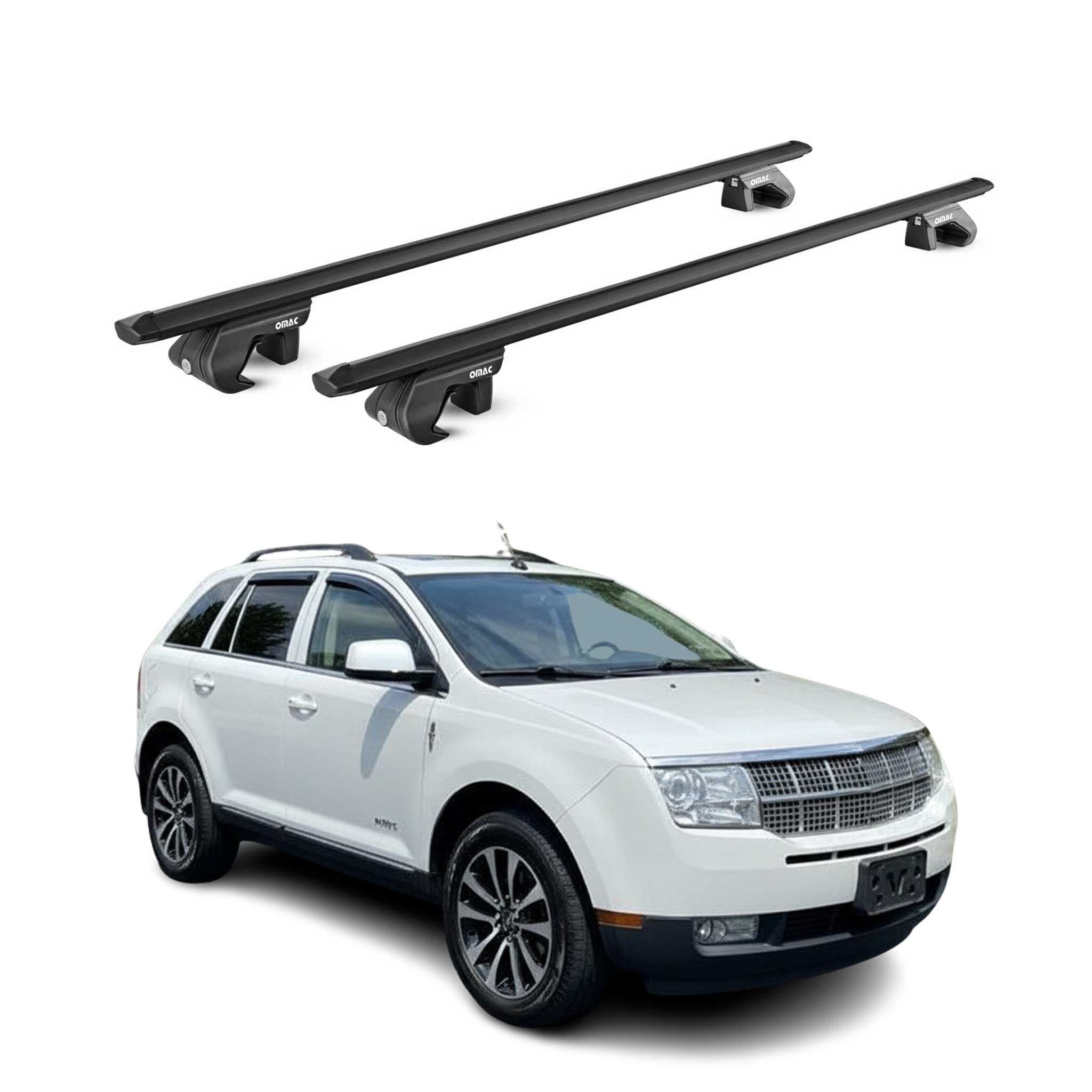 2010-2015 Lincoln	MKX Roof Rack Cross Bars Luggage Carrier 2 Pcs