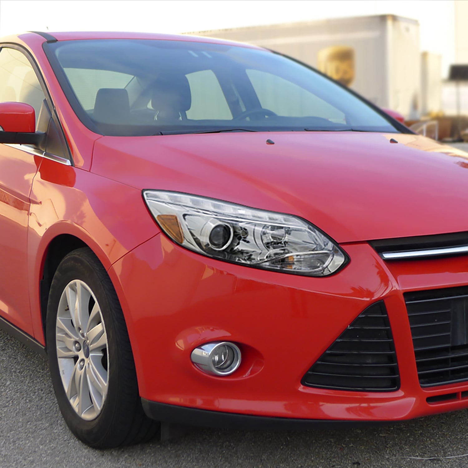 2012-2014 Ford Focus Projector Headlights LED Light &Turn Signal Lights Chrome