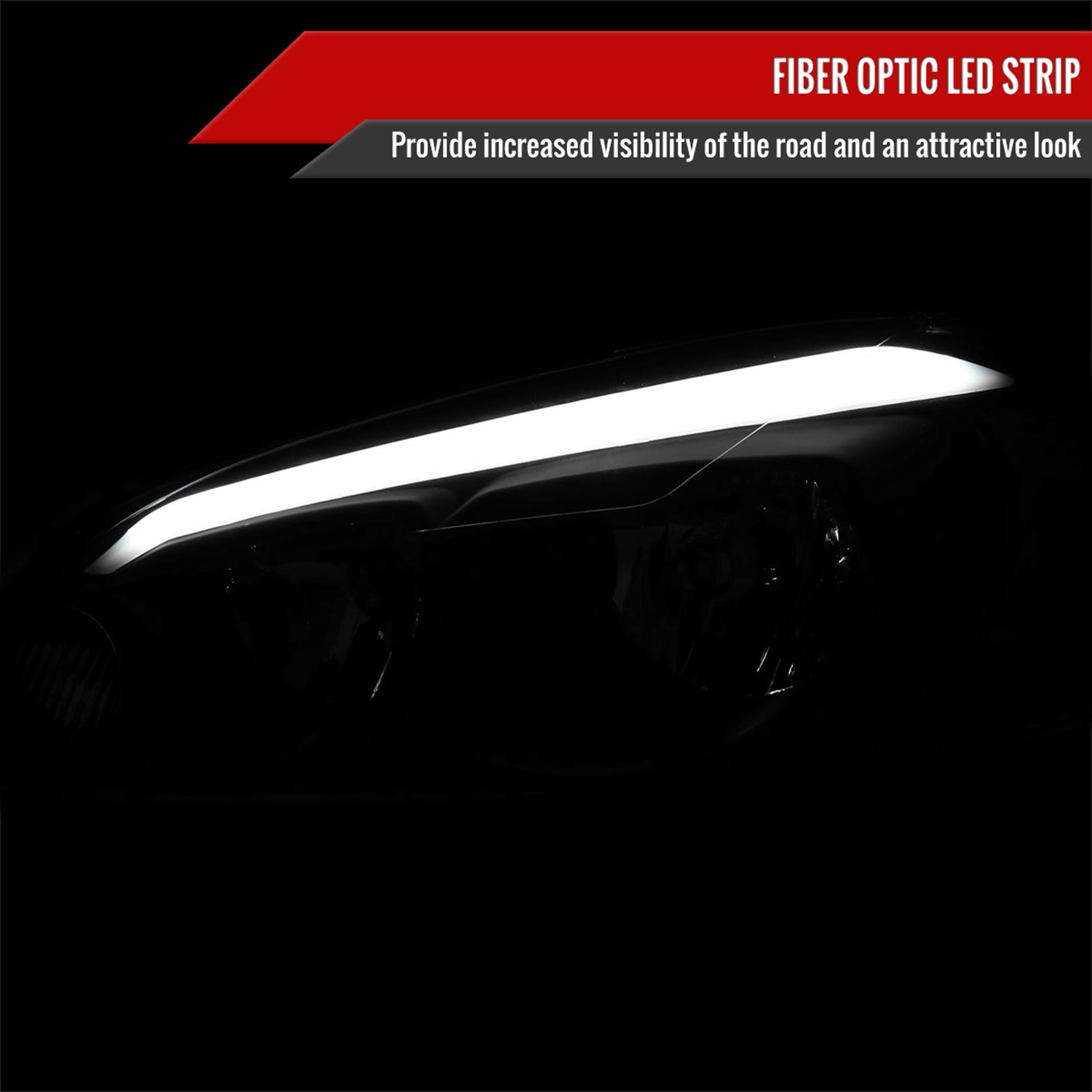 2006-2013 Chevy Impala/Monte Carlo/Impala Limited Factory Headlights LED Black