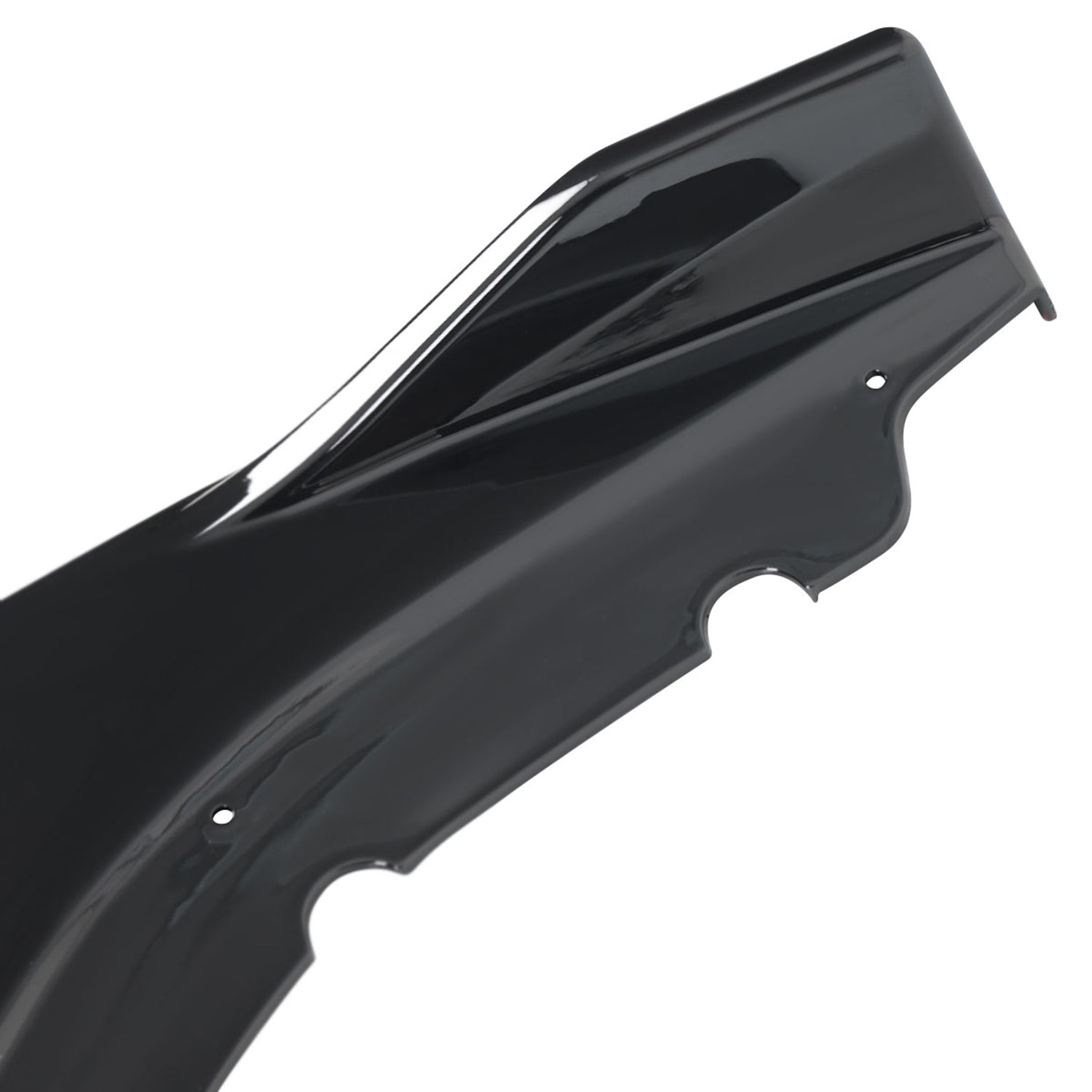 2016-2018 Honda Civic Sedan Black/Red Trim Front Bumper Lip Splitter Kit