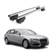 Roof Rack Cross Bars Luggage Carrier for Audi A4 2009-2012 Wagon Gray 2 Pcs