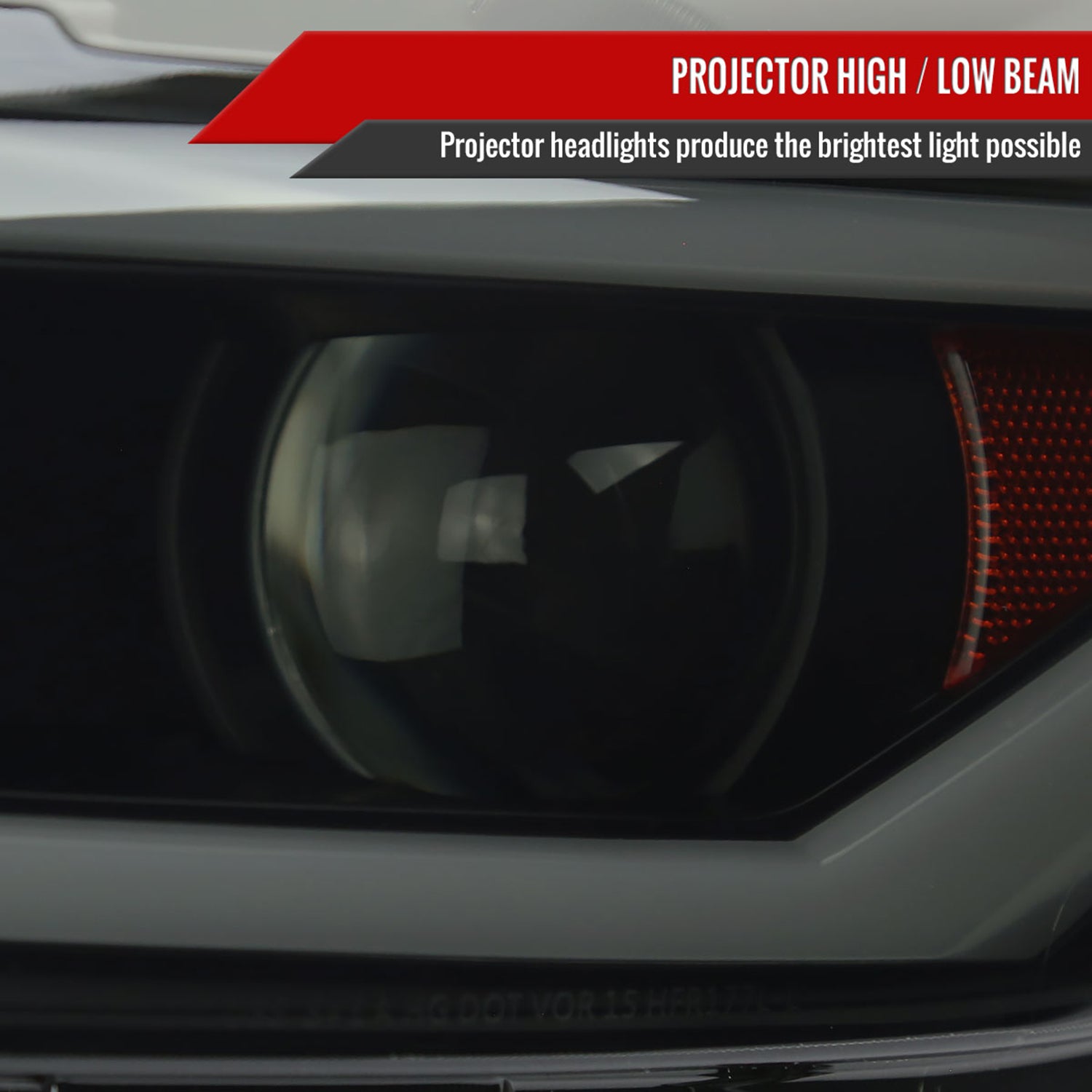 2015-2017 Ford Mustang / 18-2020 Mustang Shelby LED Xenon HID Headlights Smoke