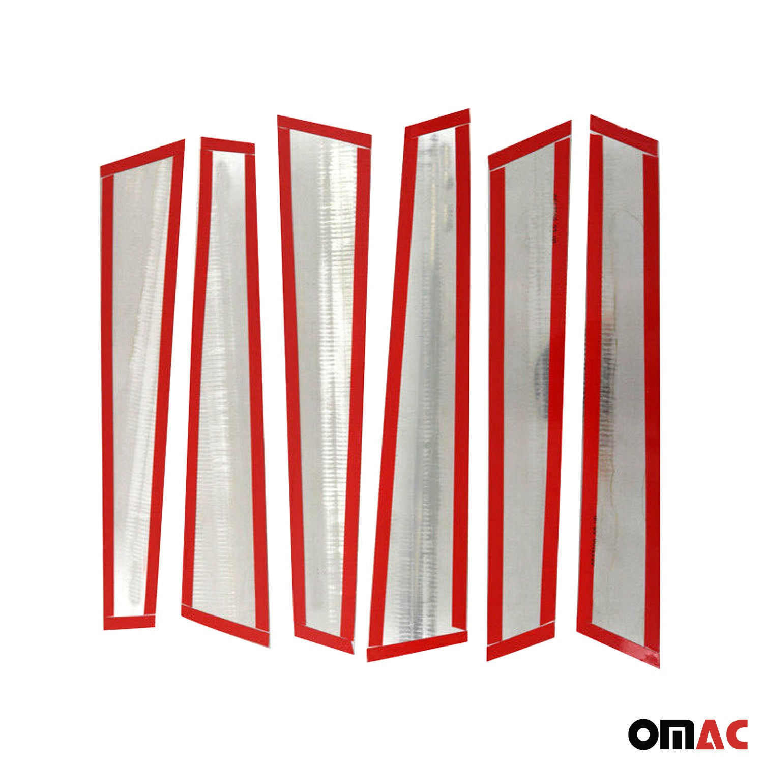 2014-2017 Land Rover Range Rover Sport Window B Pillar Posts Door Trim Stainless Steel