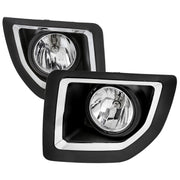 2015-2018 GMC Sierra 2500HD/3500HD PS24W Fog Lights Kit Chrome/Clear Lens