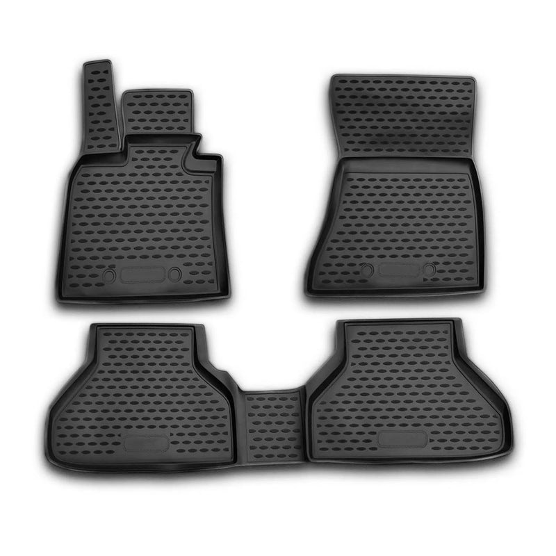 2008-2014 BMW X6 E71 & E72 Floor Mats Liners Full Set All Weather Black