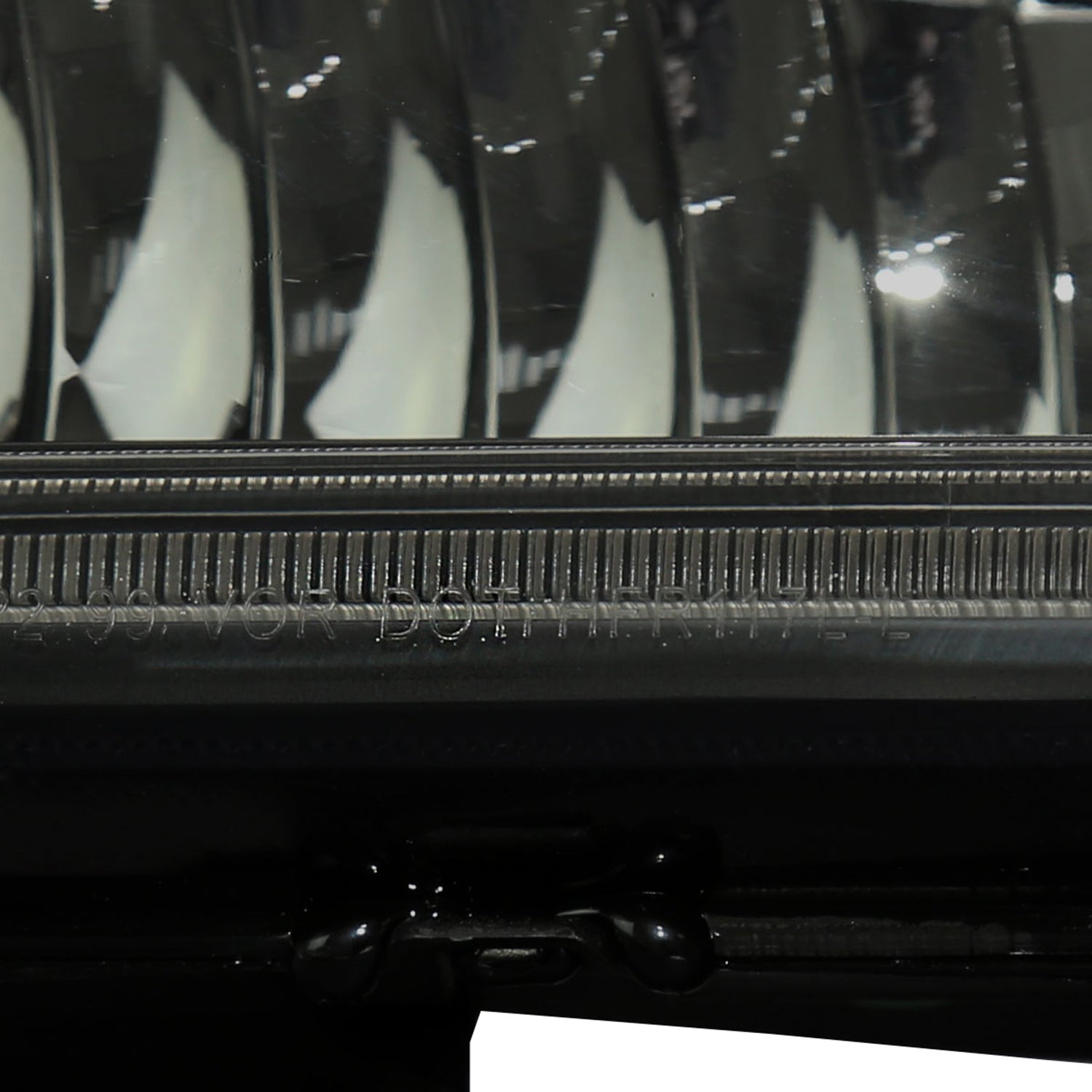 1999-2004 Ford F-250/350/450/550/Excursion Headlights Dual LED C-Bar Jet Black