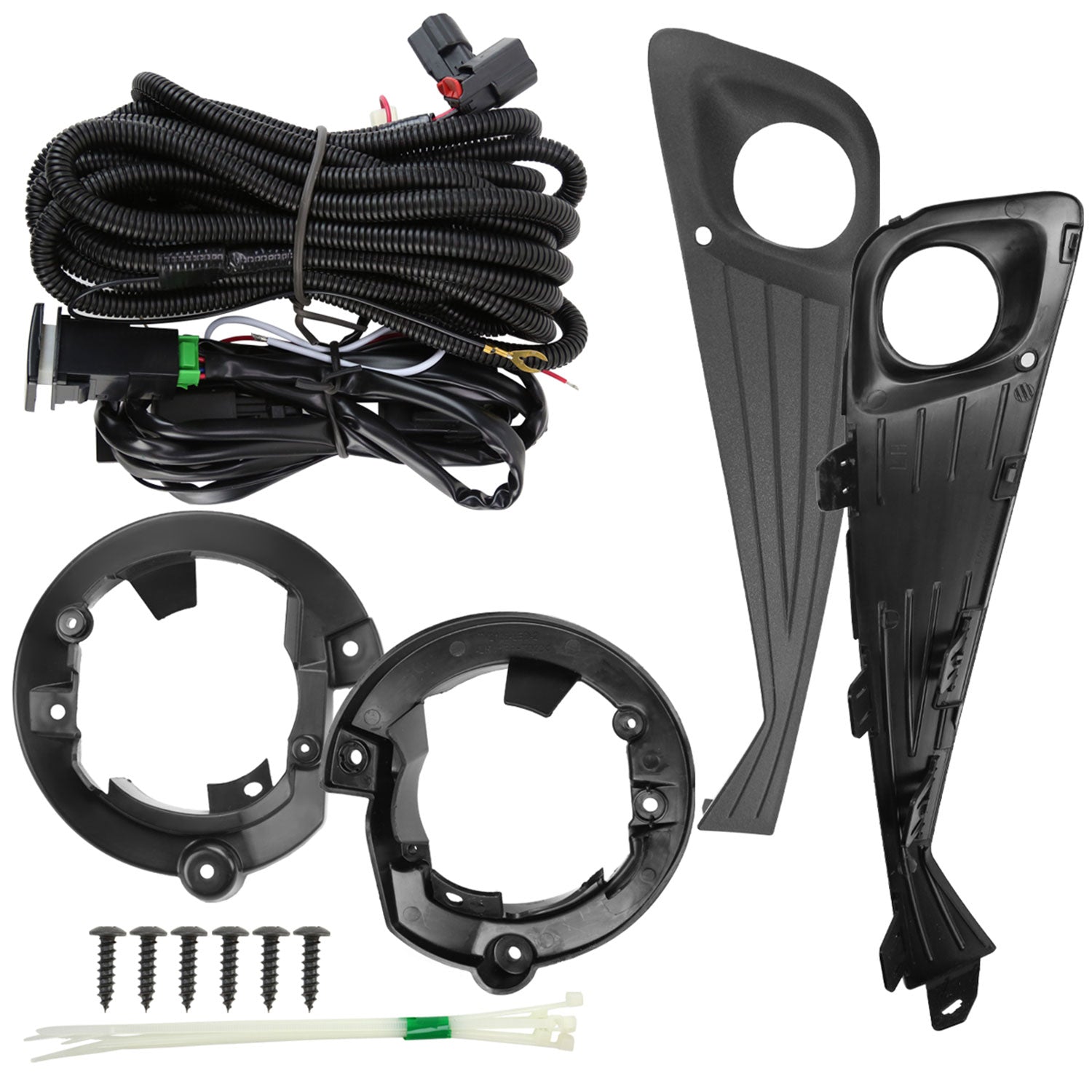 2020-2021 Toyota C-HR LED Fog Light Kit Chrome Housing/Clear Lens