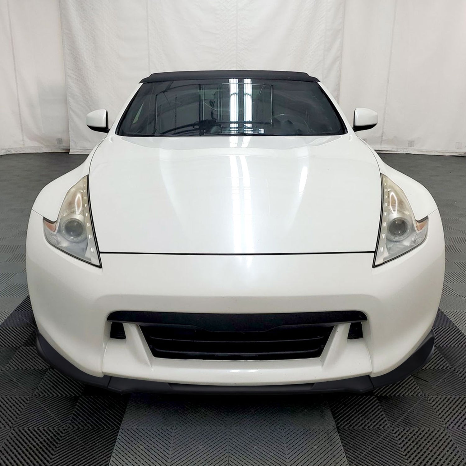 2009-2012 Nissan 370Z Matte Black 3Pcs Front Bumper Lip Splitter Kit