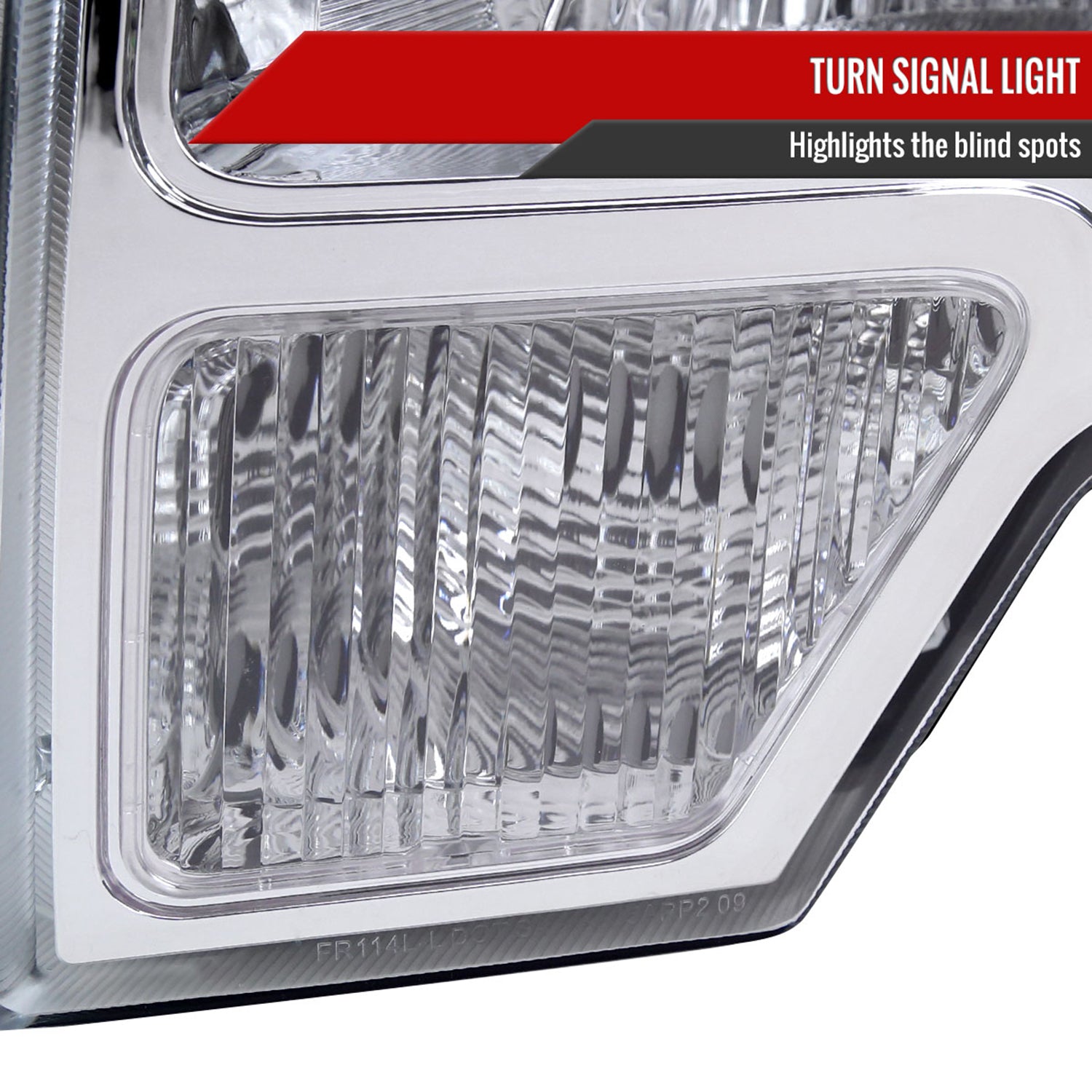 2009-2014 Ford F-150 Factory Style Headlights Chrome Housing/Clear Lens