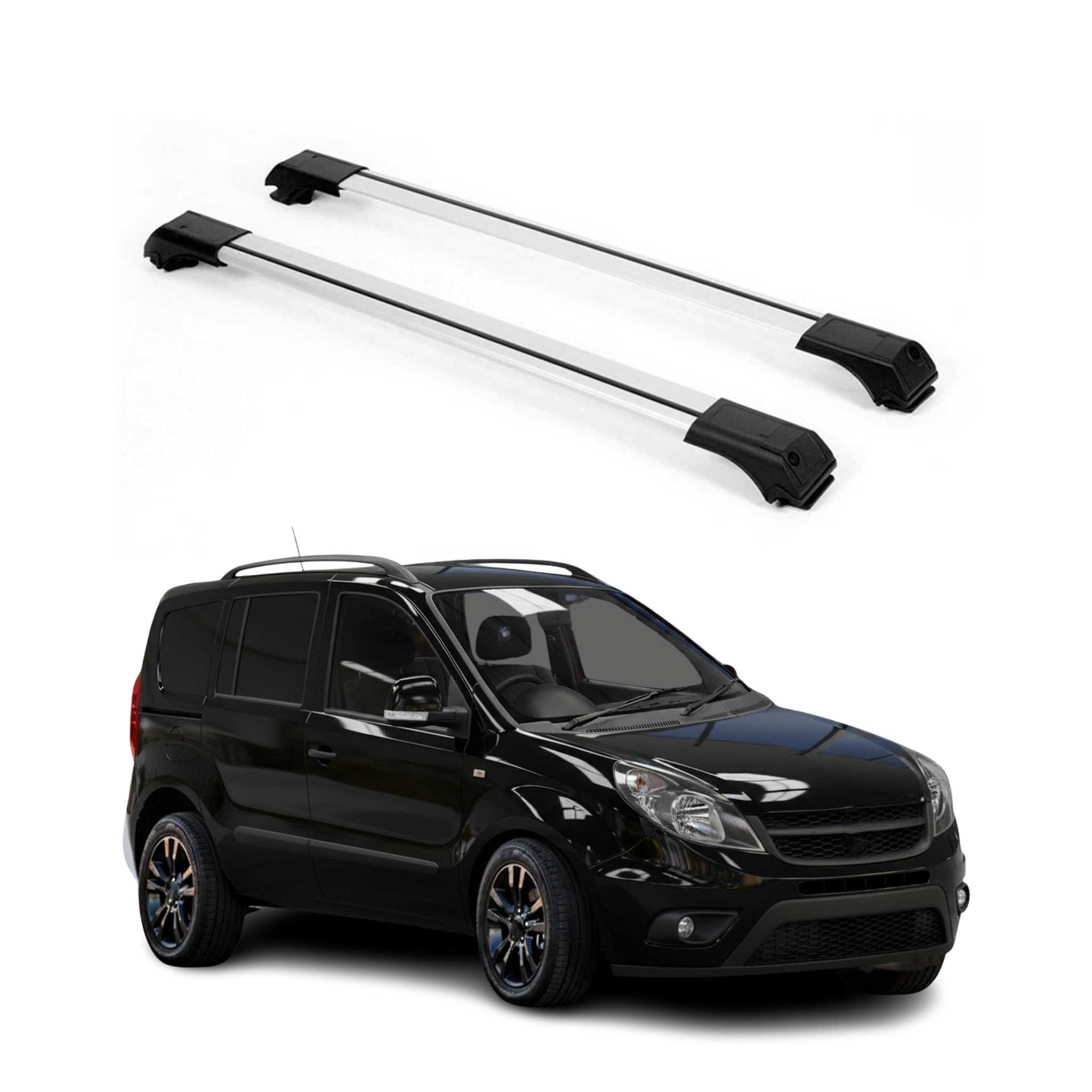 2015-2022 RAM ProMaster City Roof Rack Cross Bars Silver