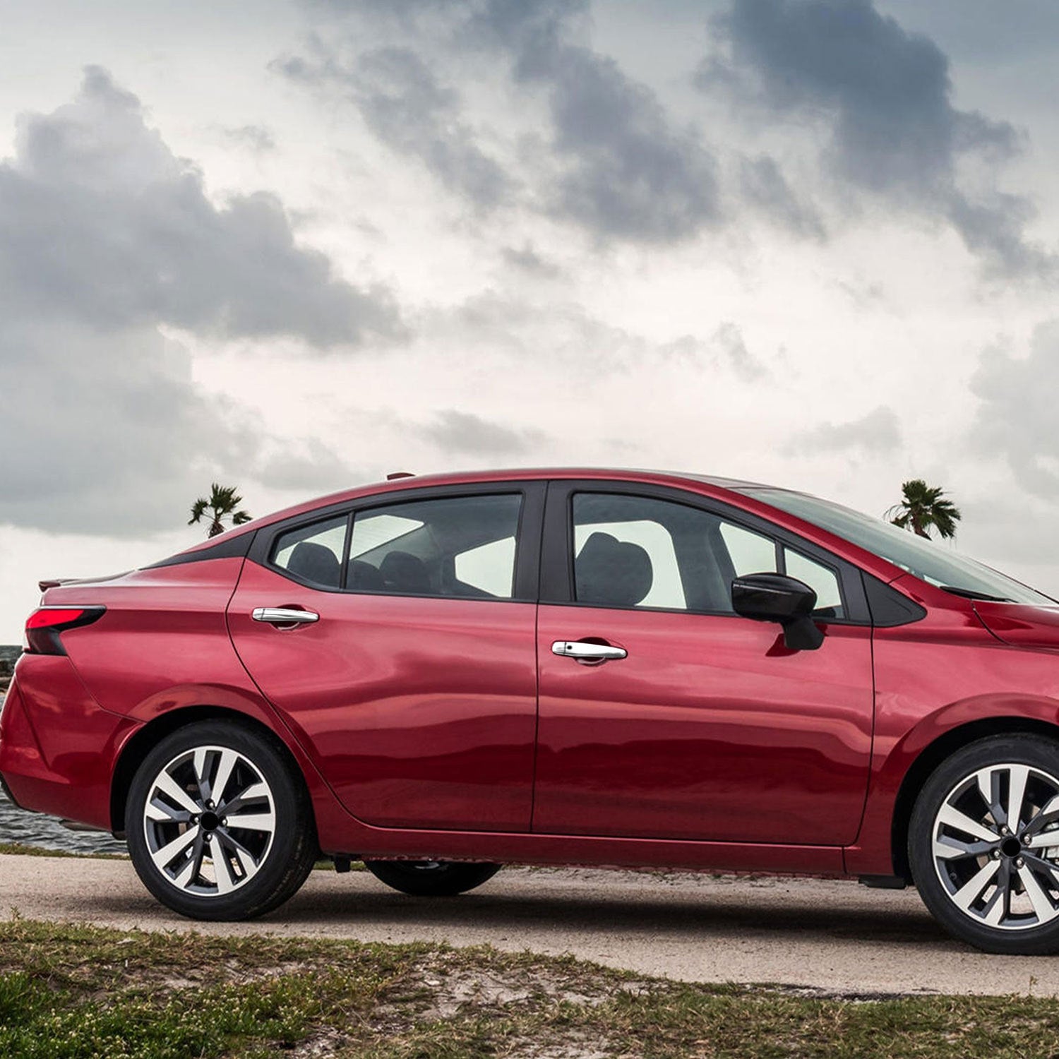 2016-2025 Nissan Versa Door Handle Cover Chrome 10Pcs ABS Plastic