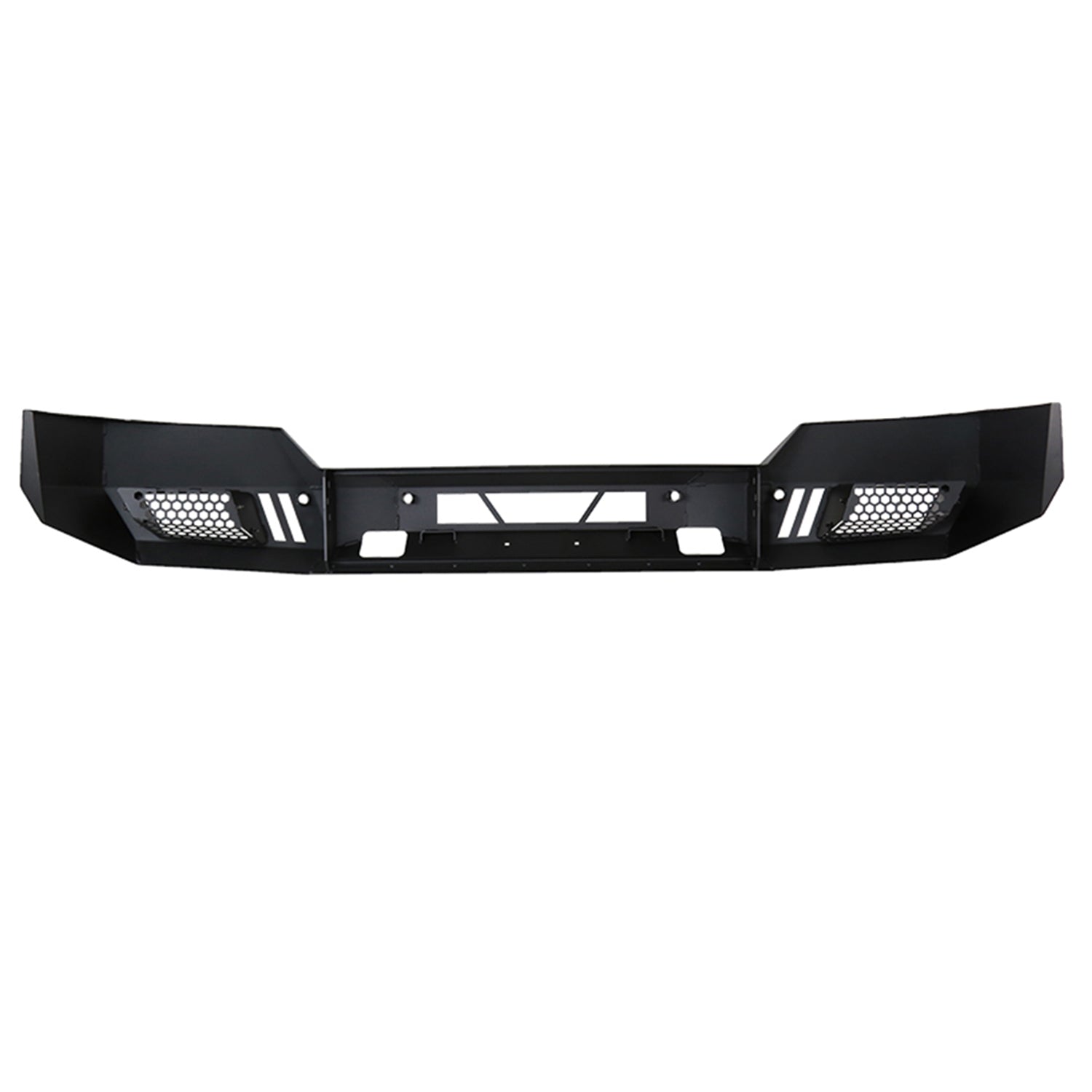 2016-2018 Chevy Silverado 1500 Heavy Duty Steel Front Bumper LED Light Ports
