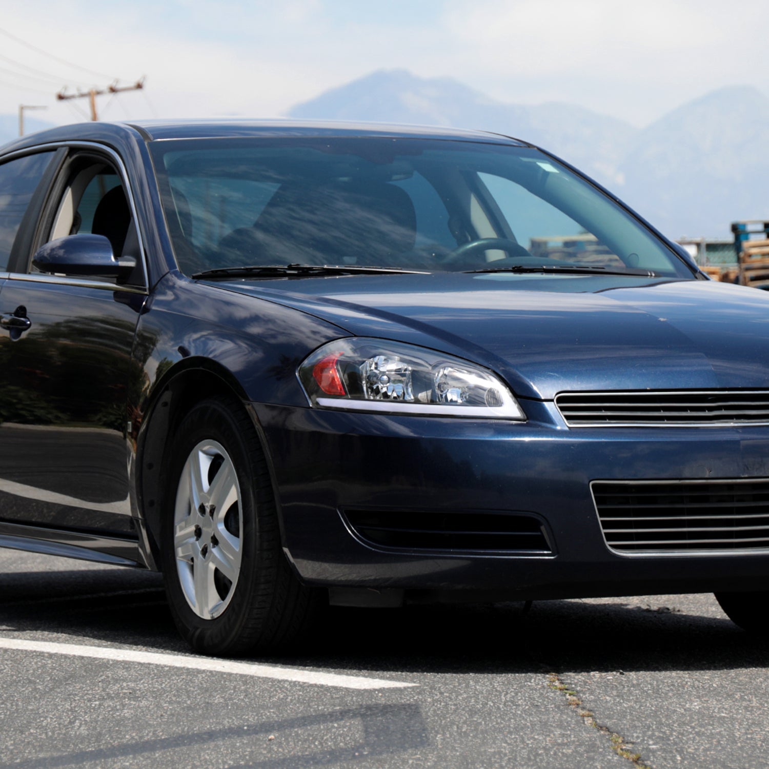 2006-2013 Chevy Impala/Impala Limited/Monte Carlo LED Factory Headlights Black