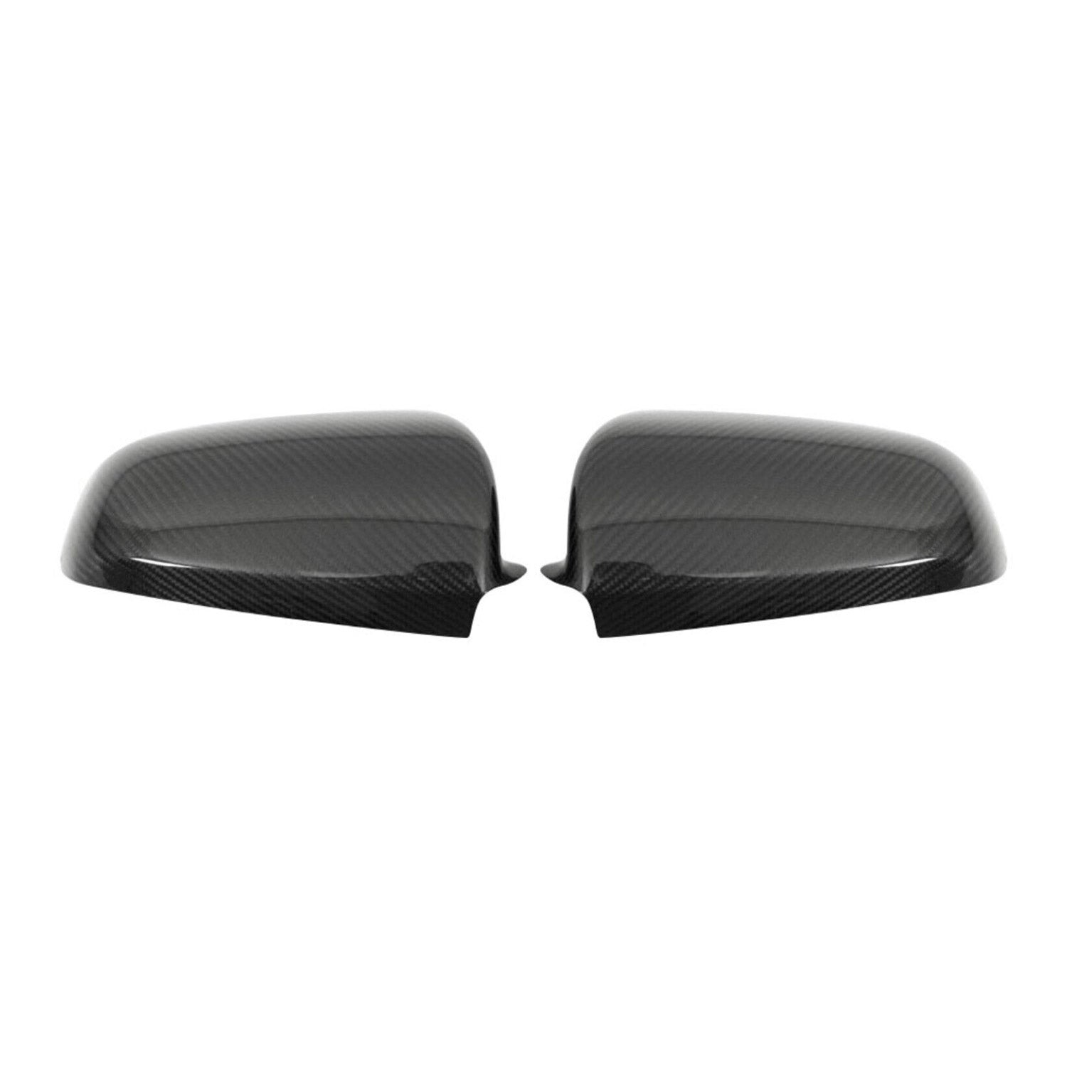 2013-2016 Audi A4 Side Mirror Cover Caps Carbon Fiber Black 2 Pcs