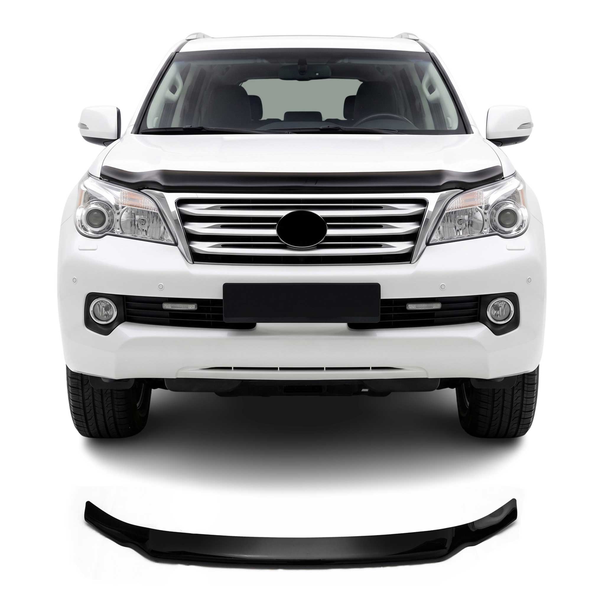 2010-2013 Lexus GX 460 Pre-FL Front Bug Shield Hood Deflector 1 Pc Smoke