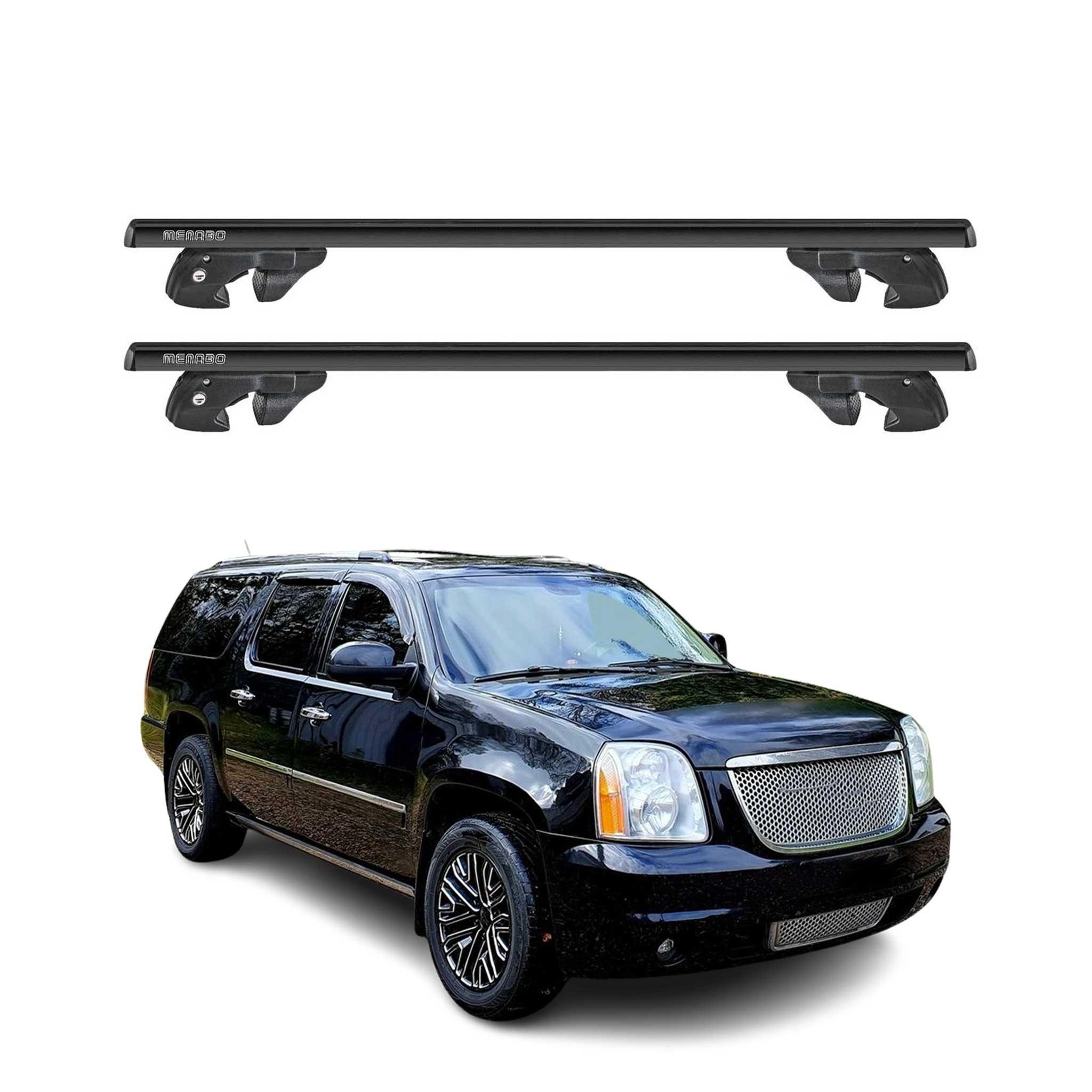 2000-2014 Gmc Yukon Roof Rack Cross Bars Black