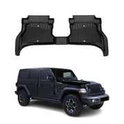 2021-2024 Jeep Wrangler 4xe Premium Floor Mats Liners Second Row Rear