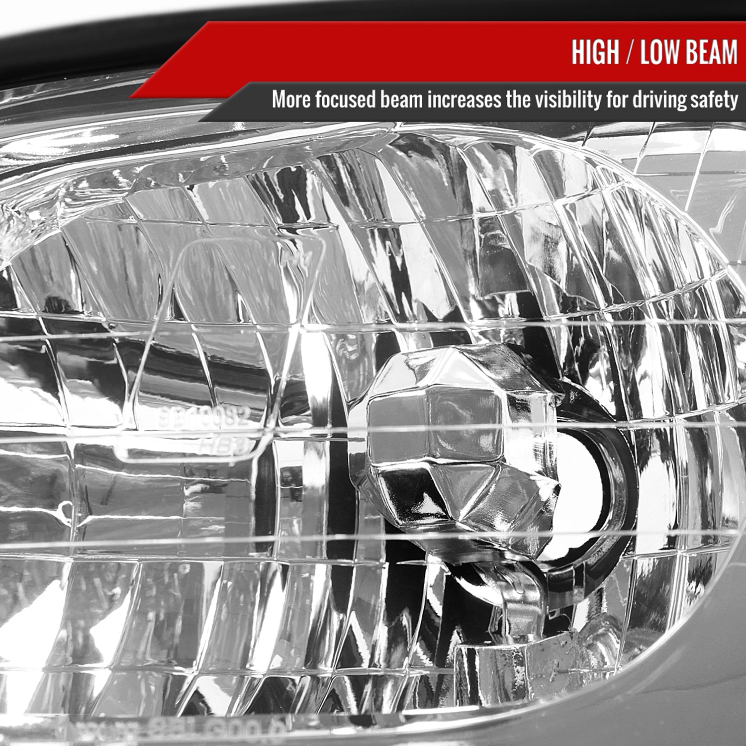 2000-2004 Subaru Legacy Brighton/2003-2006 Baja Sport Factory Headlights Chrome